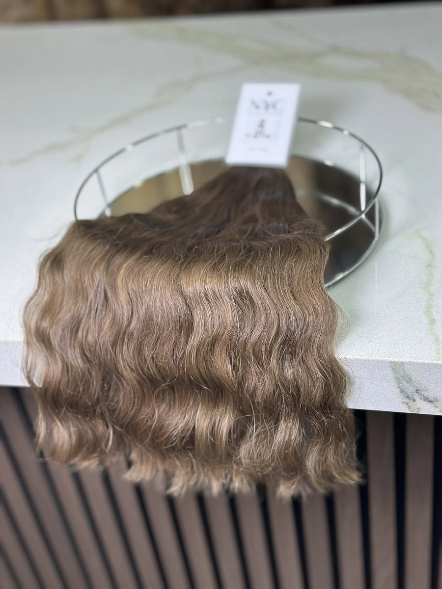 K-tip Slavic hair, colored, wavy 20 inch, 100gr, 192str
