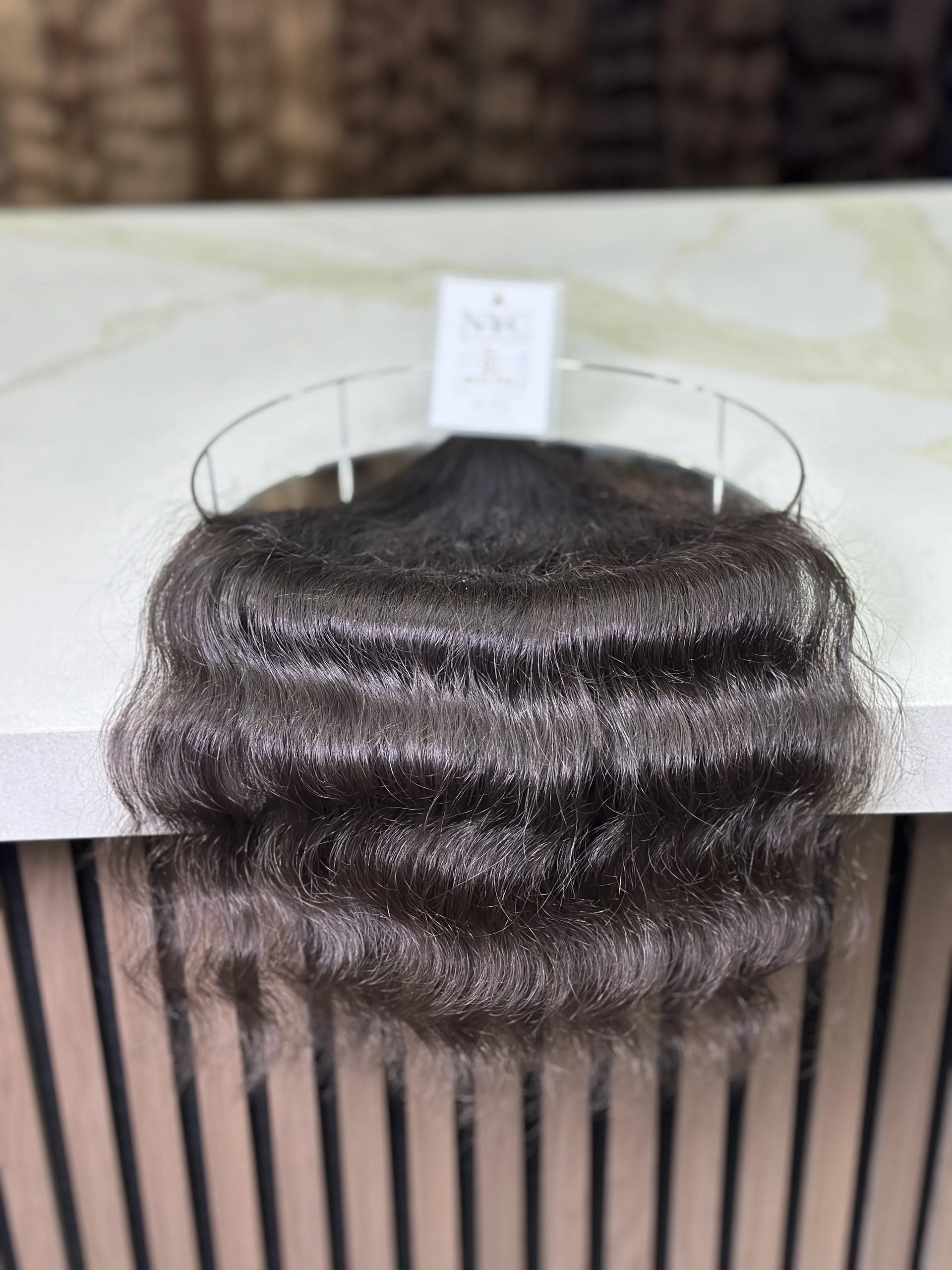 K-tip Slavic hair, colored, wavy 22 inch, 123gr, 191str