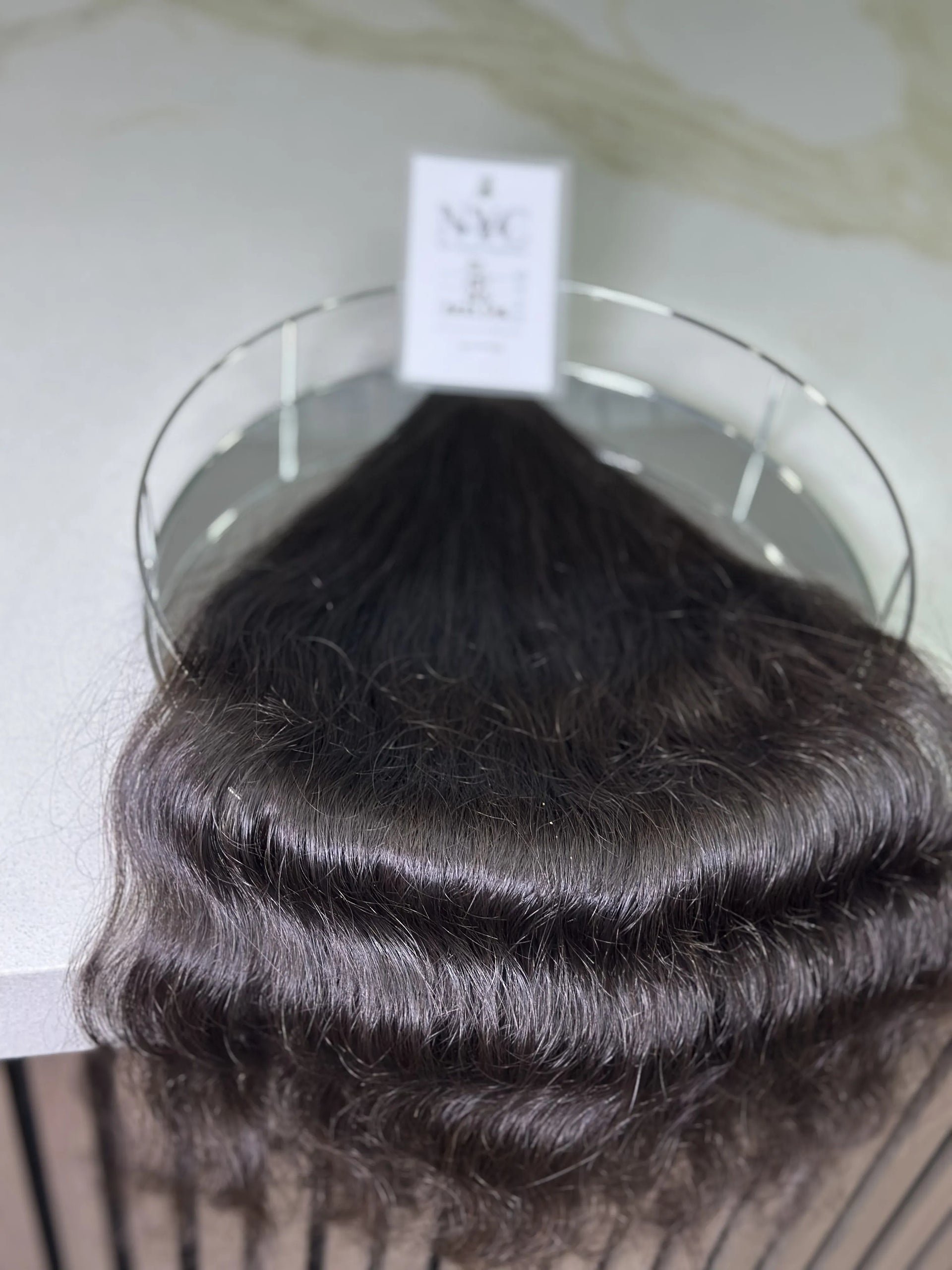 K-tip Slavic hair, colored, wavy 22 inch, 123gr, 191str