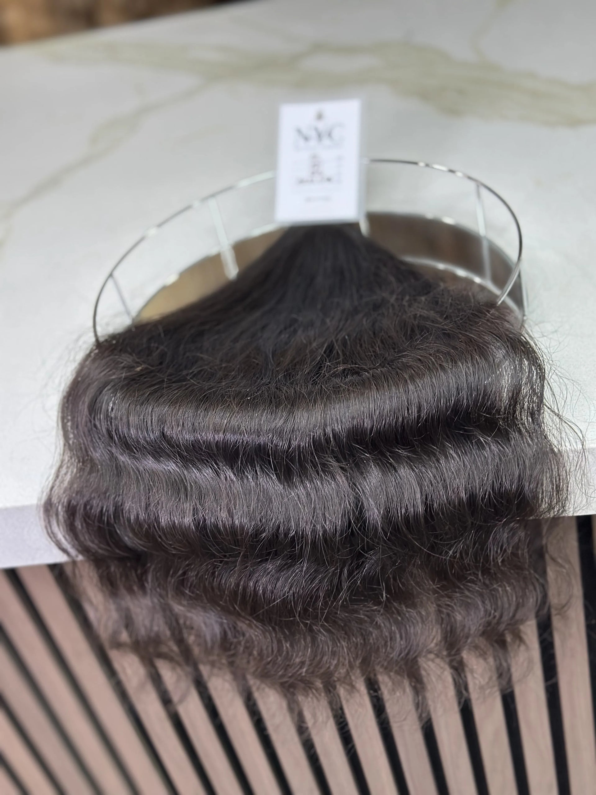 K-tip Slavic hair, colored, wavy 22 inch, 123gr, 191str