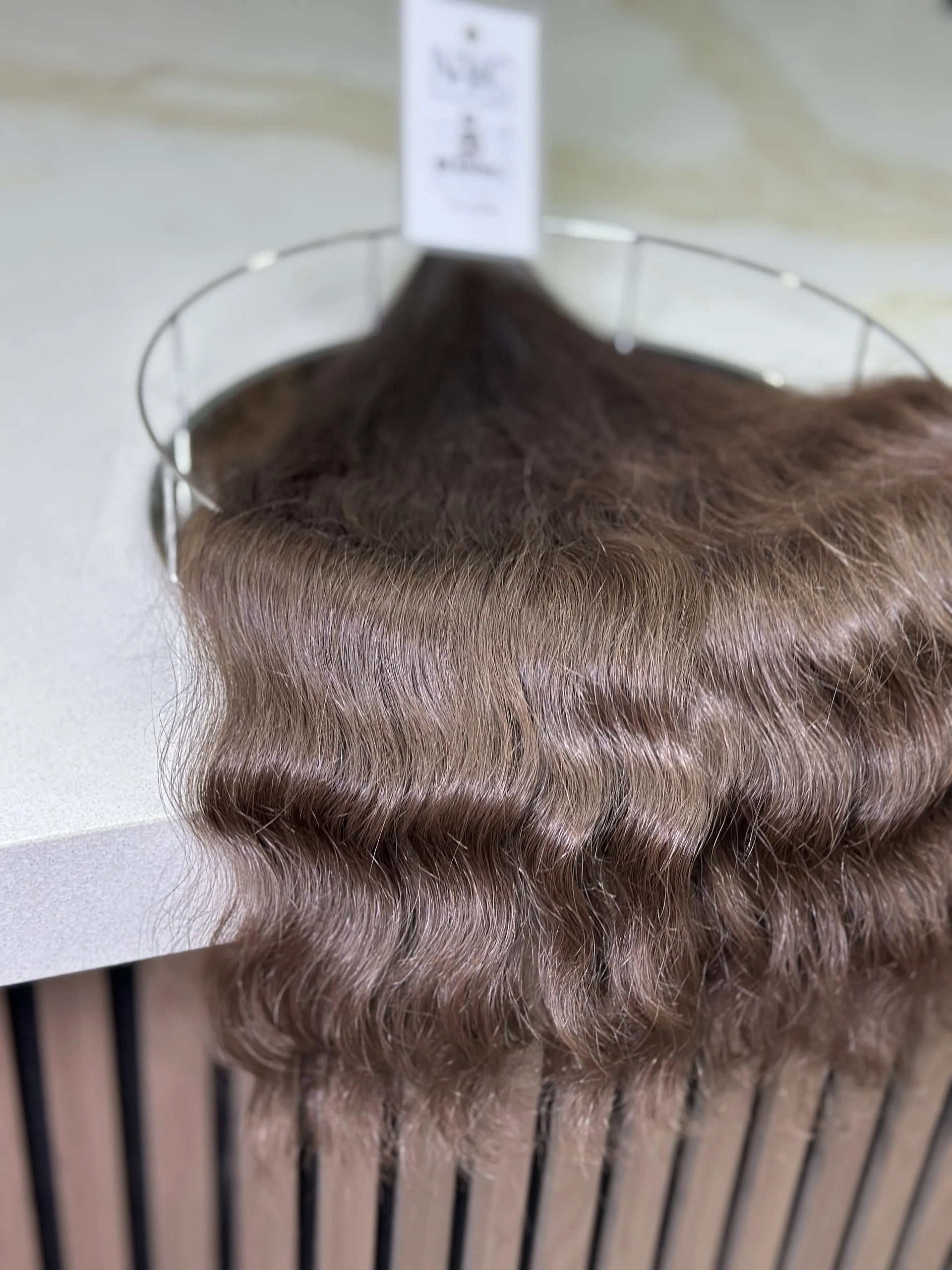 K-tip Slavic hair, colored, wavy 20 inch, 155gr, 263str