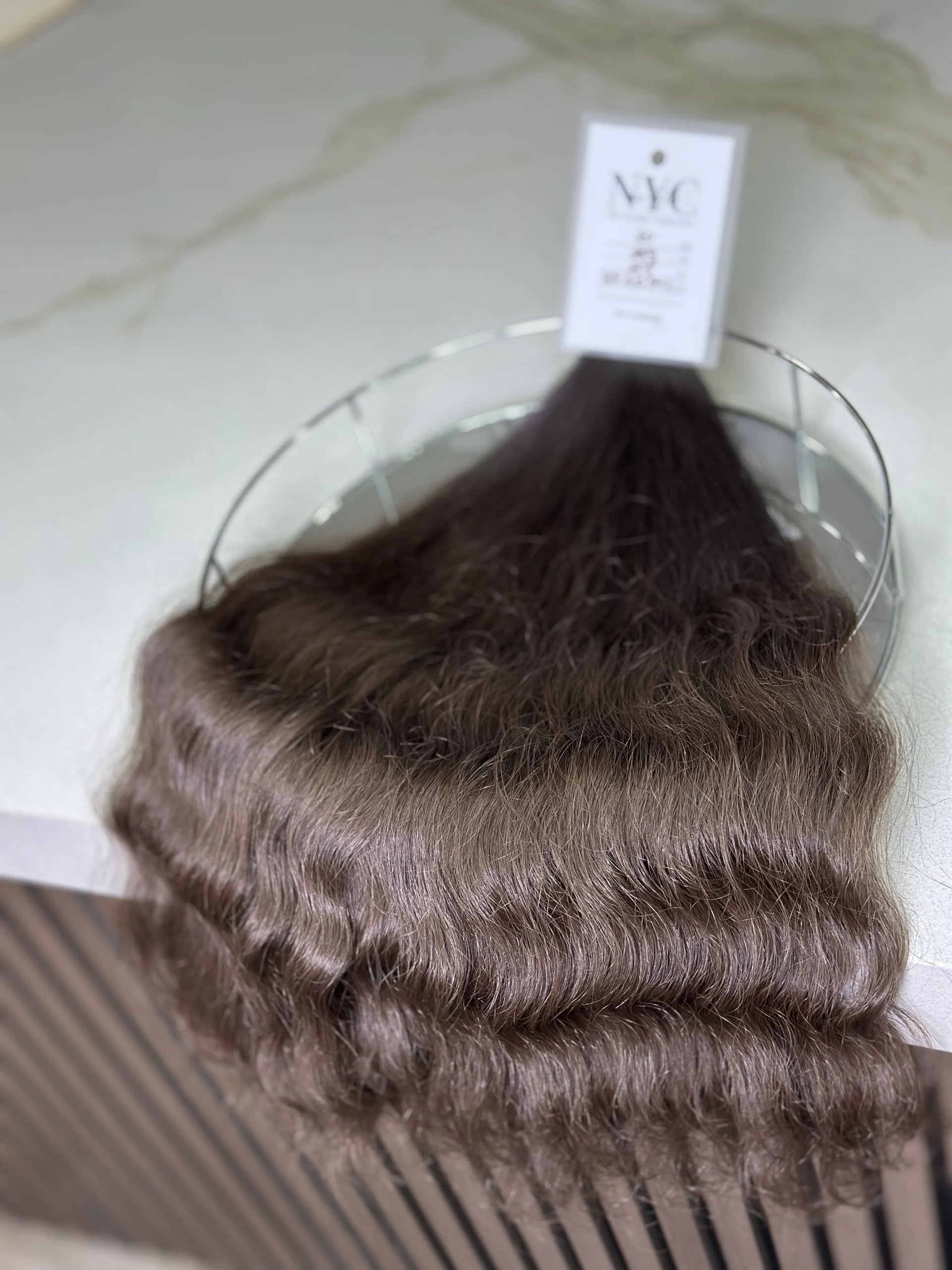 K-tip Slavic hair, colored, wavy 20 inch, 155gr, 263str