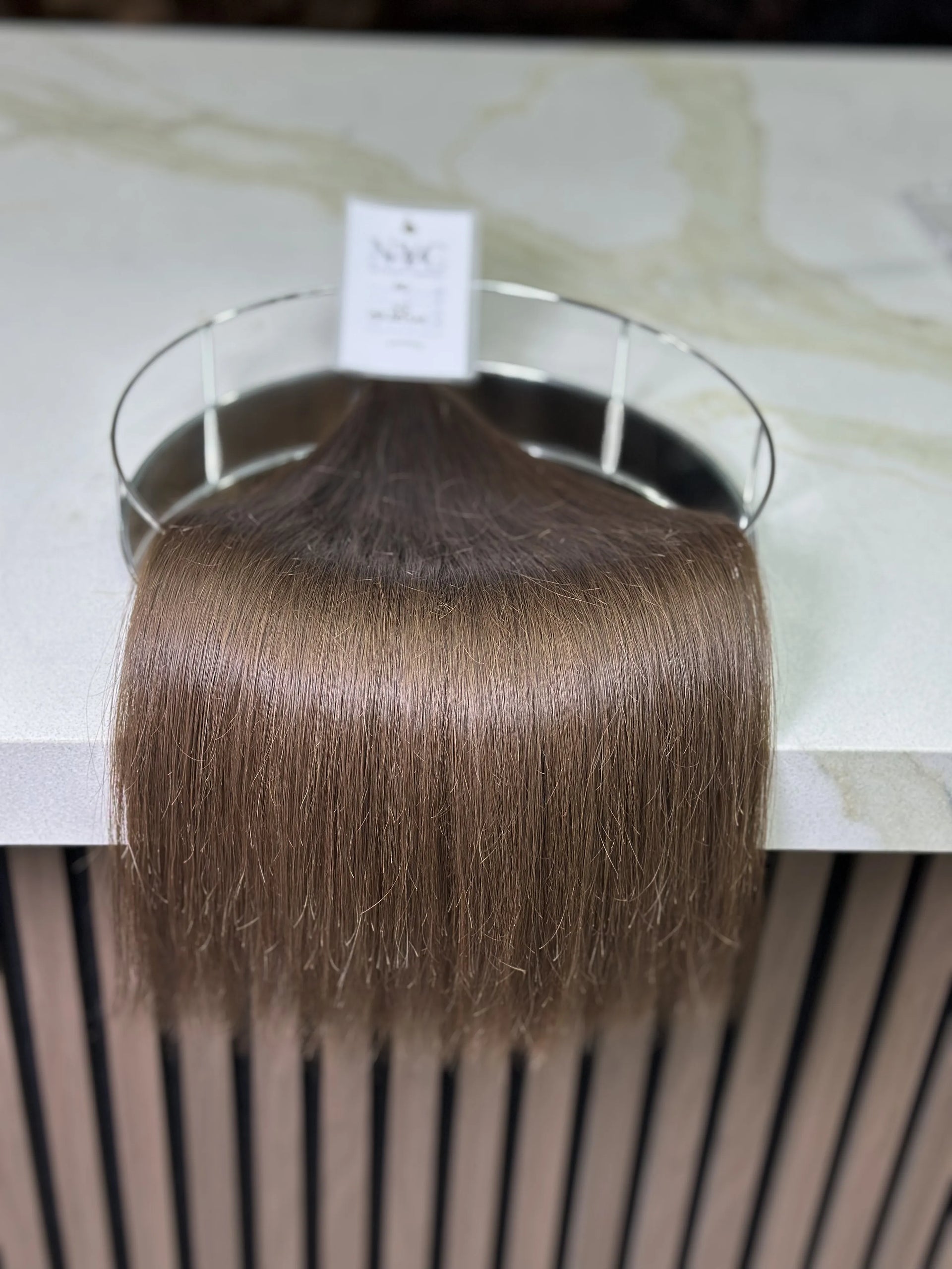 K-tip Slavic hair, colored, straight 20 inch, 116gr, 202str