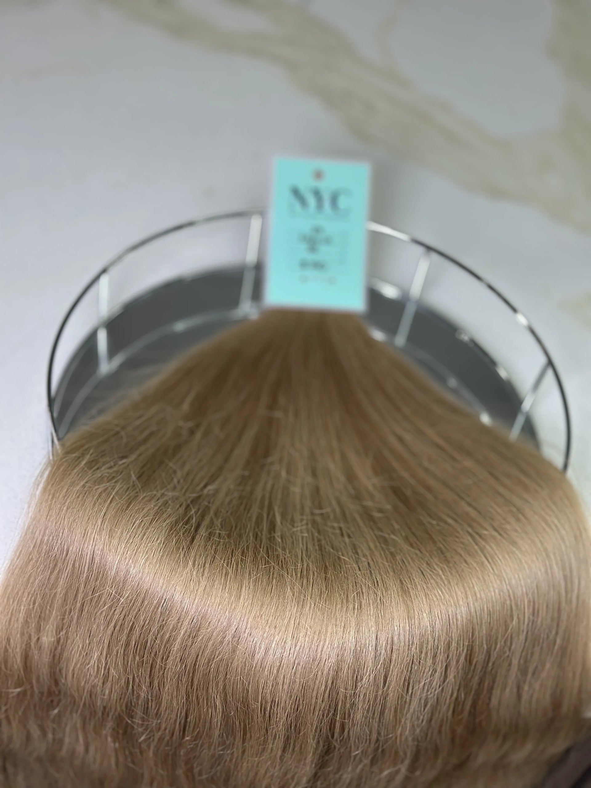 Tape in Slavic hair, colored, wavy 24 inch, 96gr