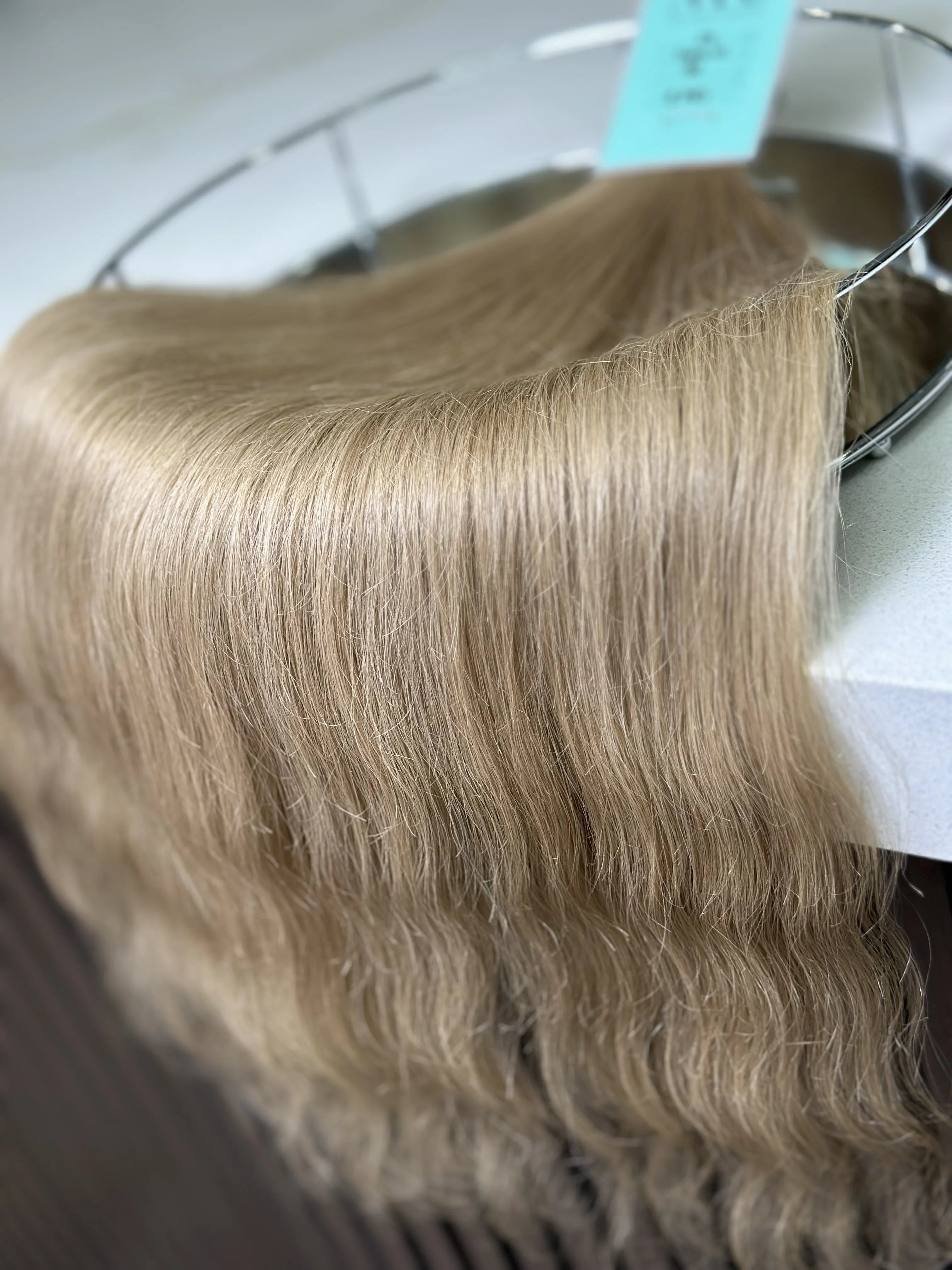 Tape in Slavic hair, colored, wavy 24 inch, 96gr - LUXHAIRNYCSHOP