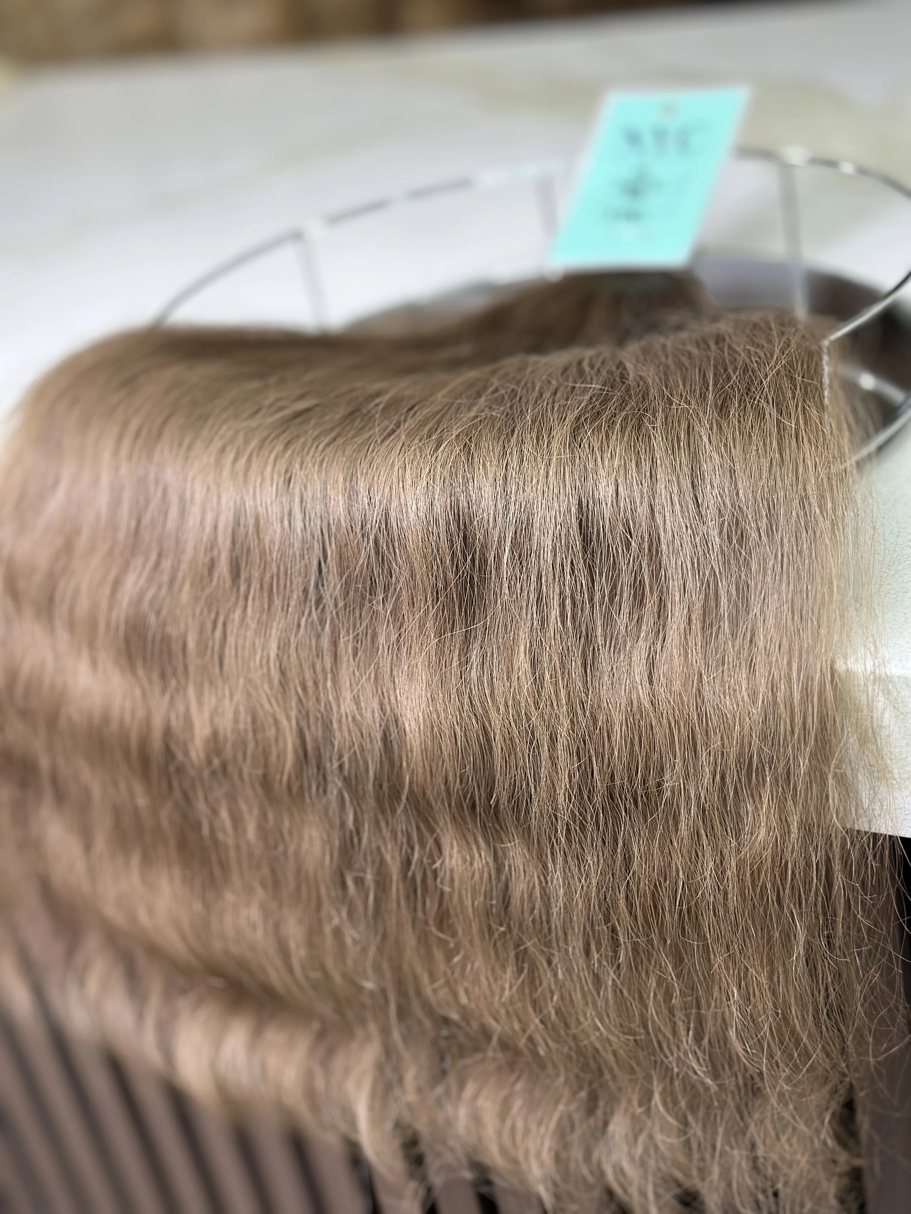 Tape in Slavic hair, colored, wavy 22 inch, 108gr - LUXHAIRNYCSHOP