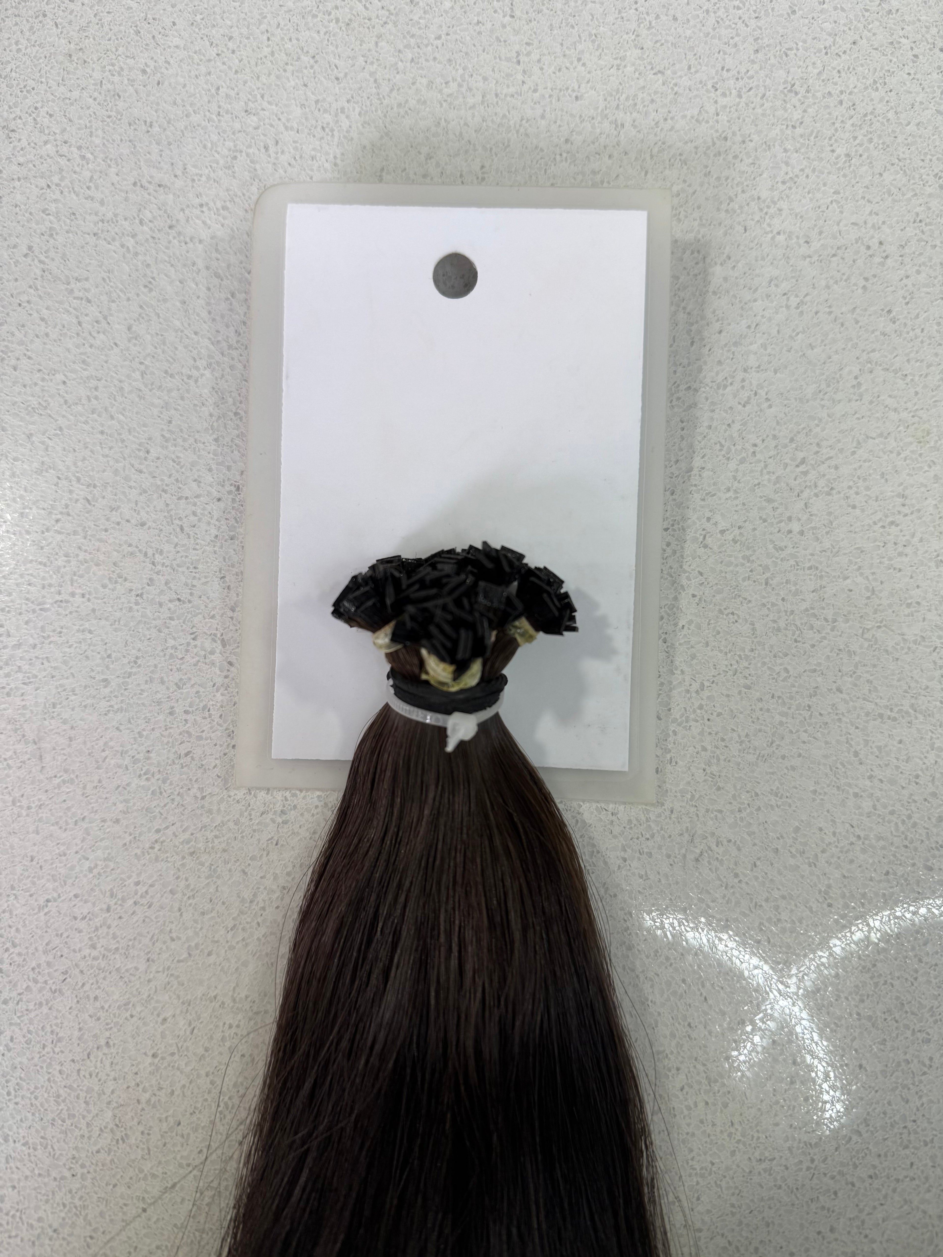 Premium Slavic K-Tip Extensions – Brown Wavy 26" | 137 Strands | 90 g