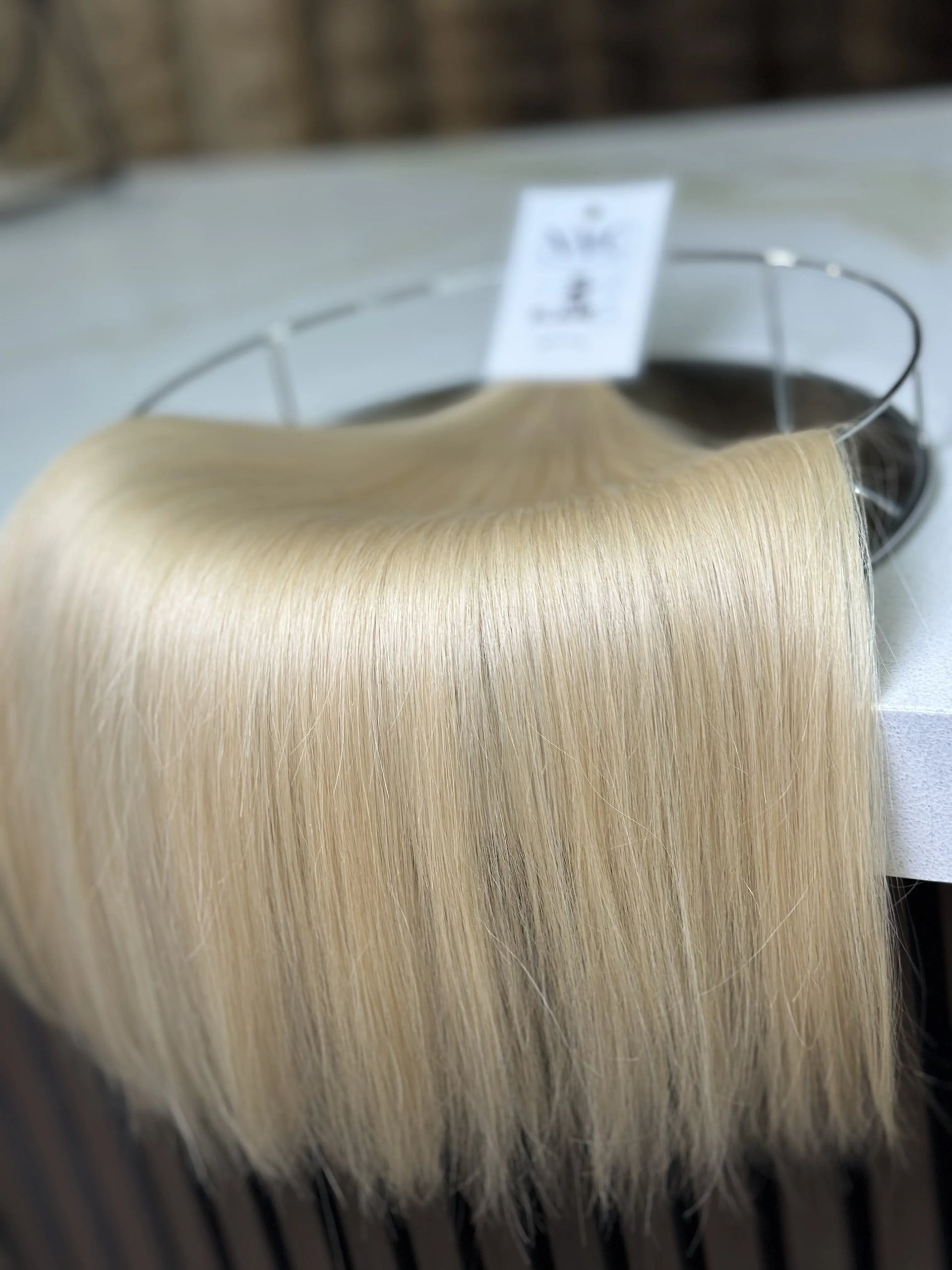 K-tip Slavic hair, colored, straight 20 inch, 126gr, 225 str