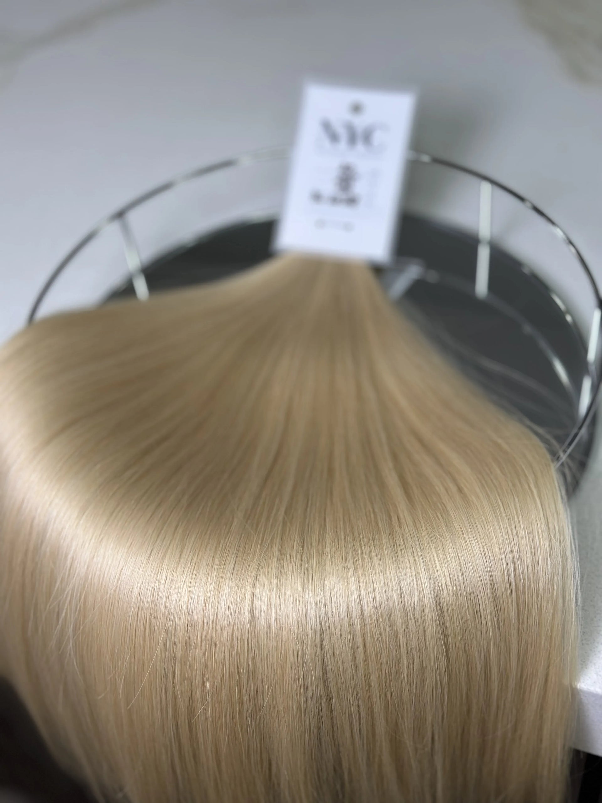 K-tip Slavic hair, colored, straight 20 inch, 126gr, 225 str