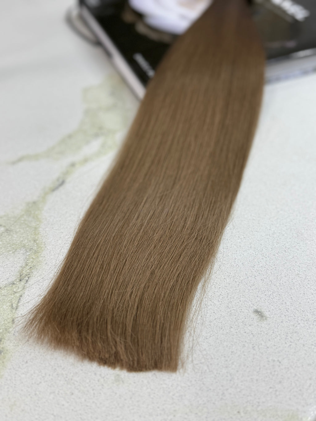 Premium Slavic Colored Hair Brown Straight Bulk 20 Inch | LuxHairNYC