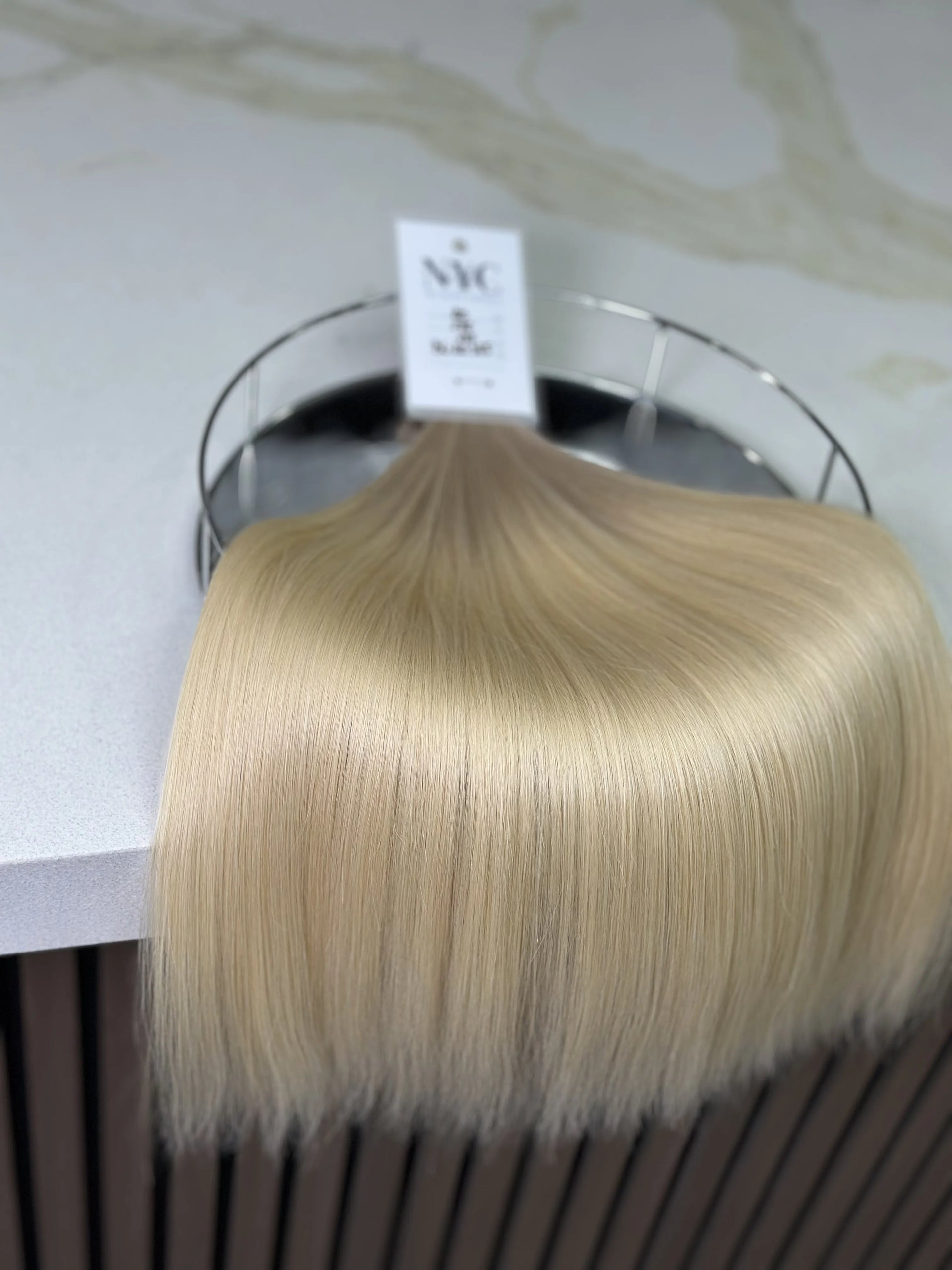 K-tip Slavic hair, colored, straight 20 inch, 147gr, 276str