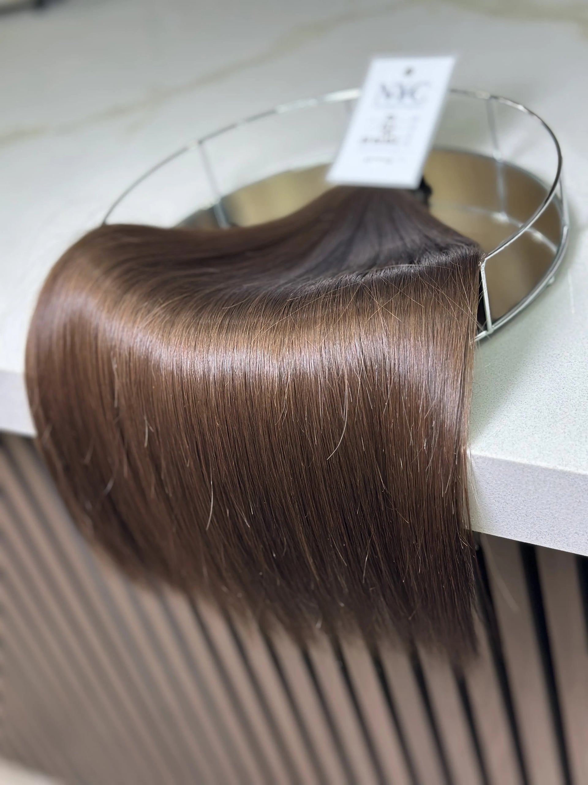 K-tip Slavic hair, colored, straight 20 inch, 134gr, 223 str
