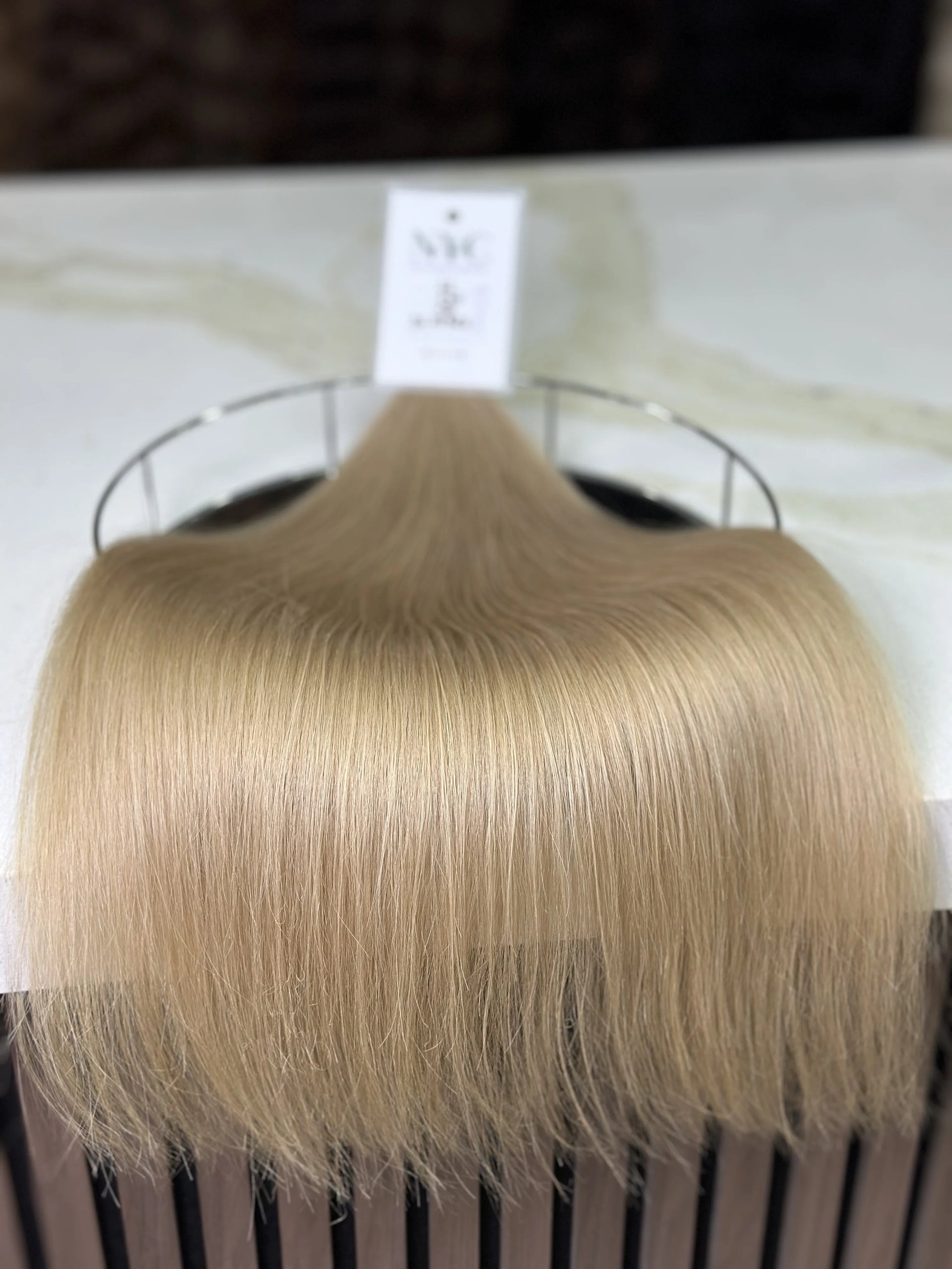 K-tip Slavic hair, colored, straight 22 inch, 132gr, 230str