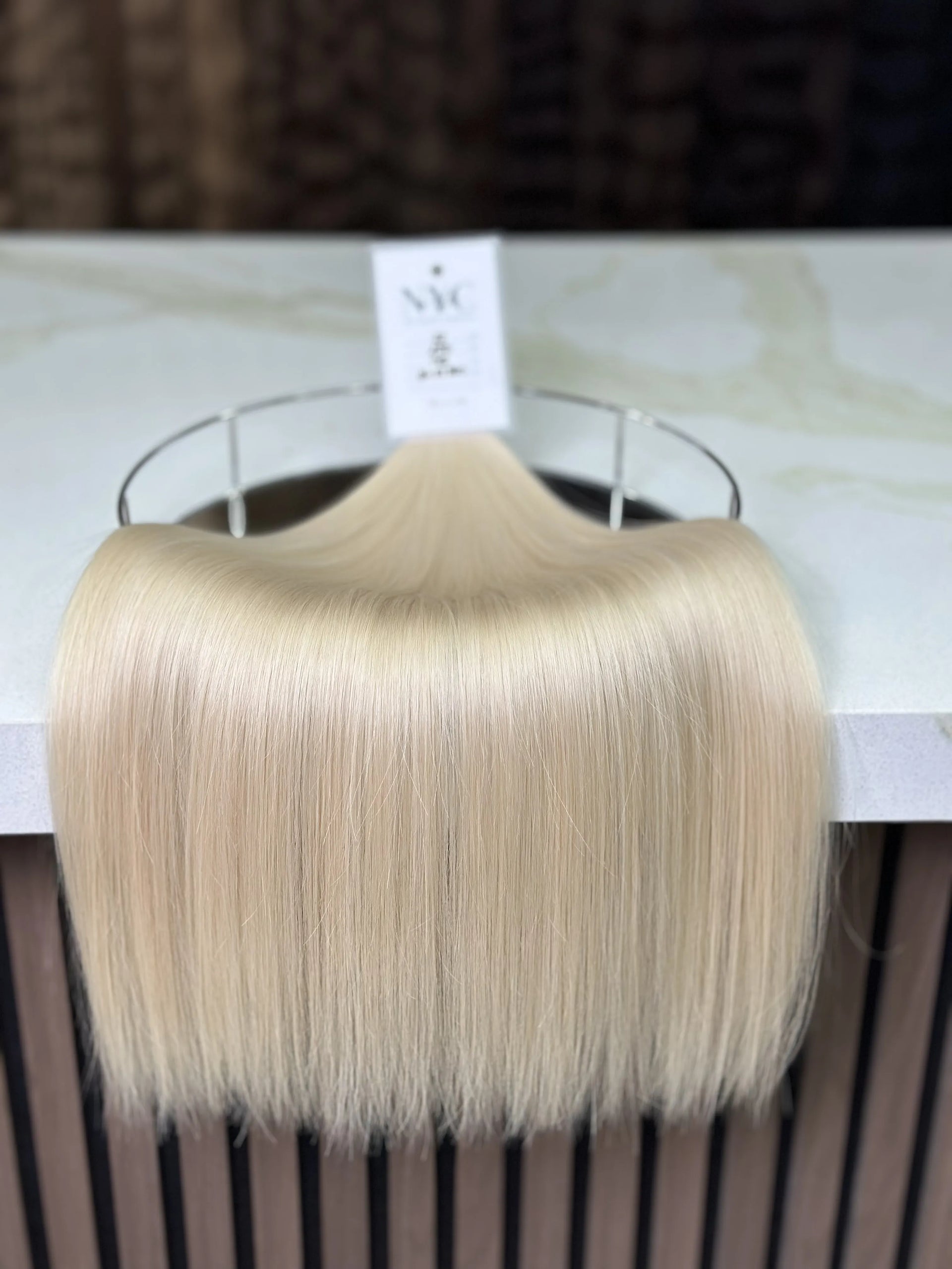 K-tip Slavic hair, colored, straight 22 inch, 146gr, 250str