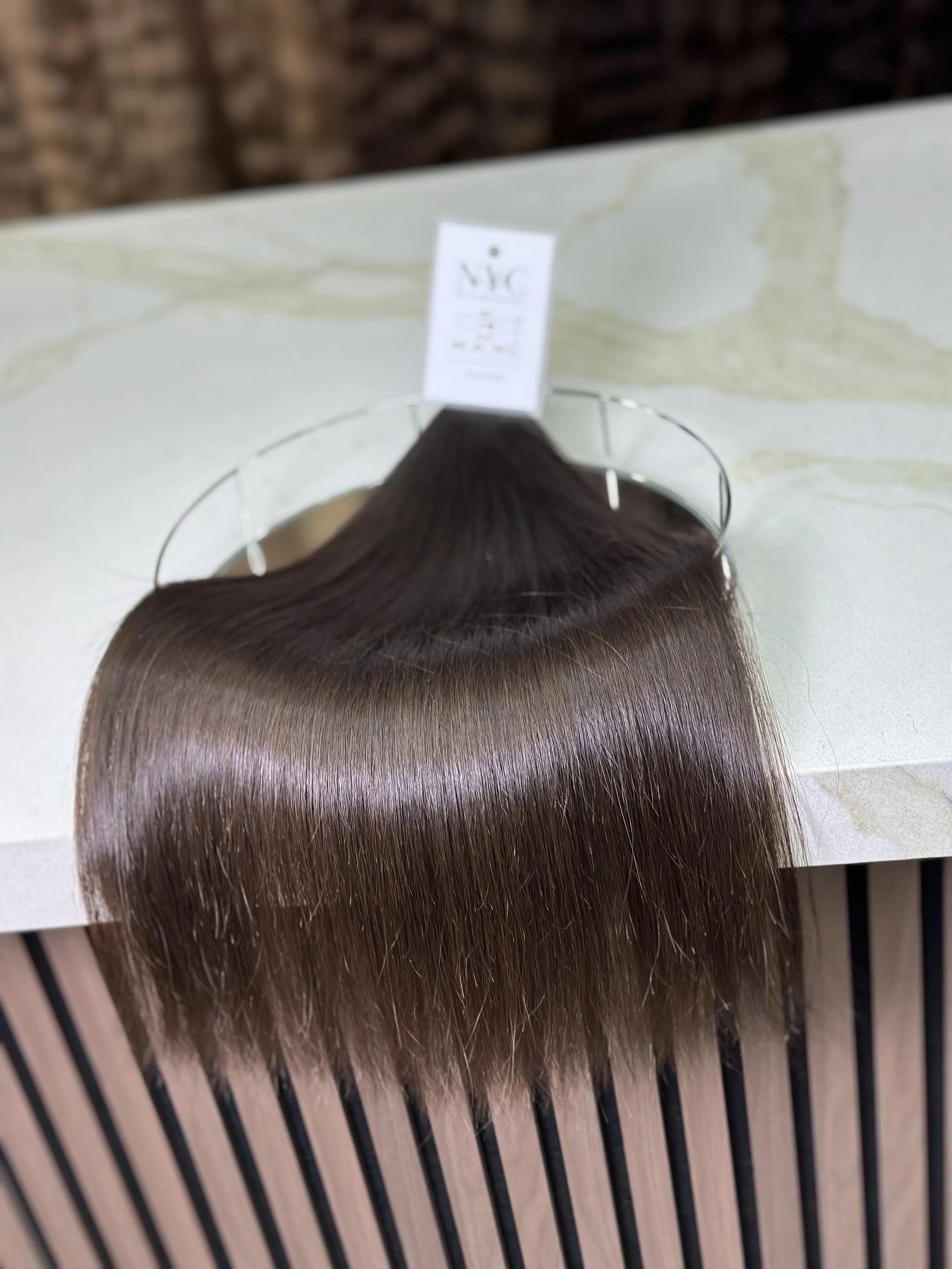 K-tip Slavic hair, colored, straight 22 inch, 145gr, 248str