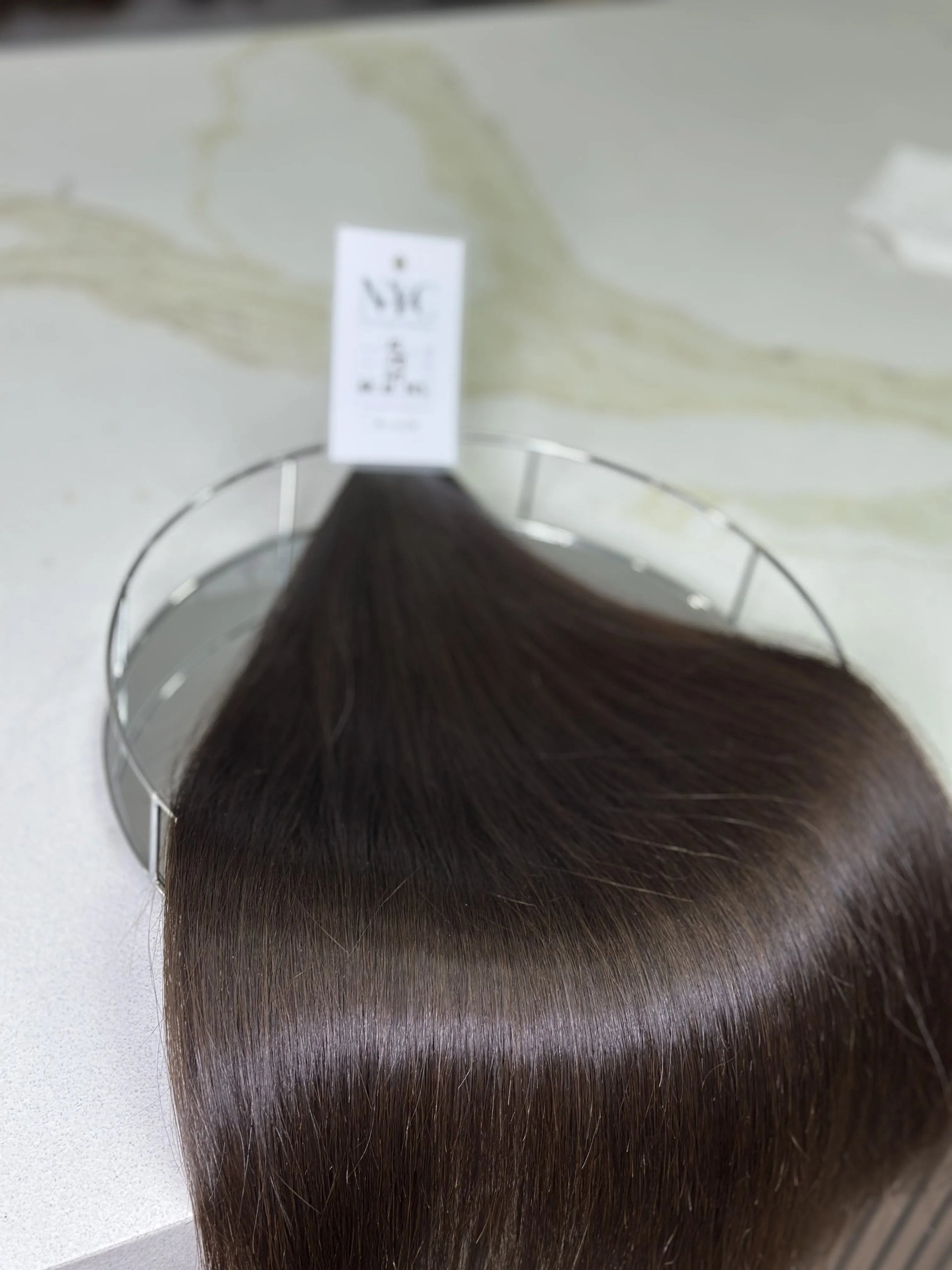 K-tip Slavic hair, colored, straight 22 inch, 145gr, 248str