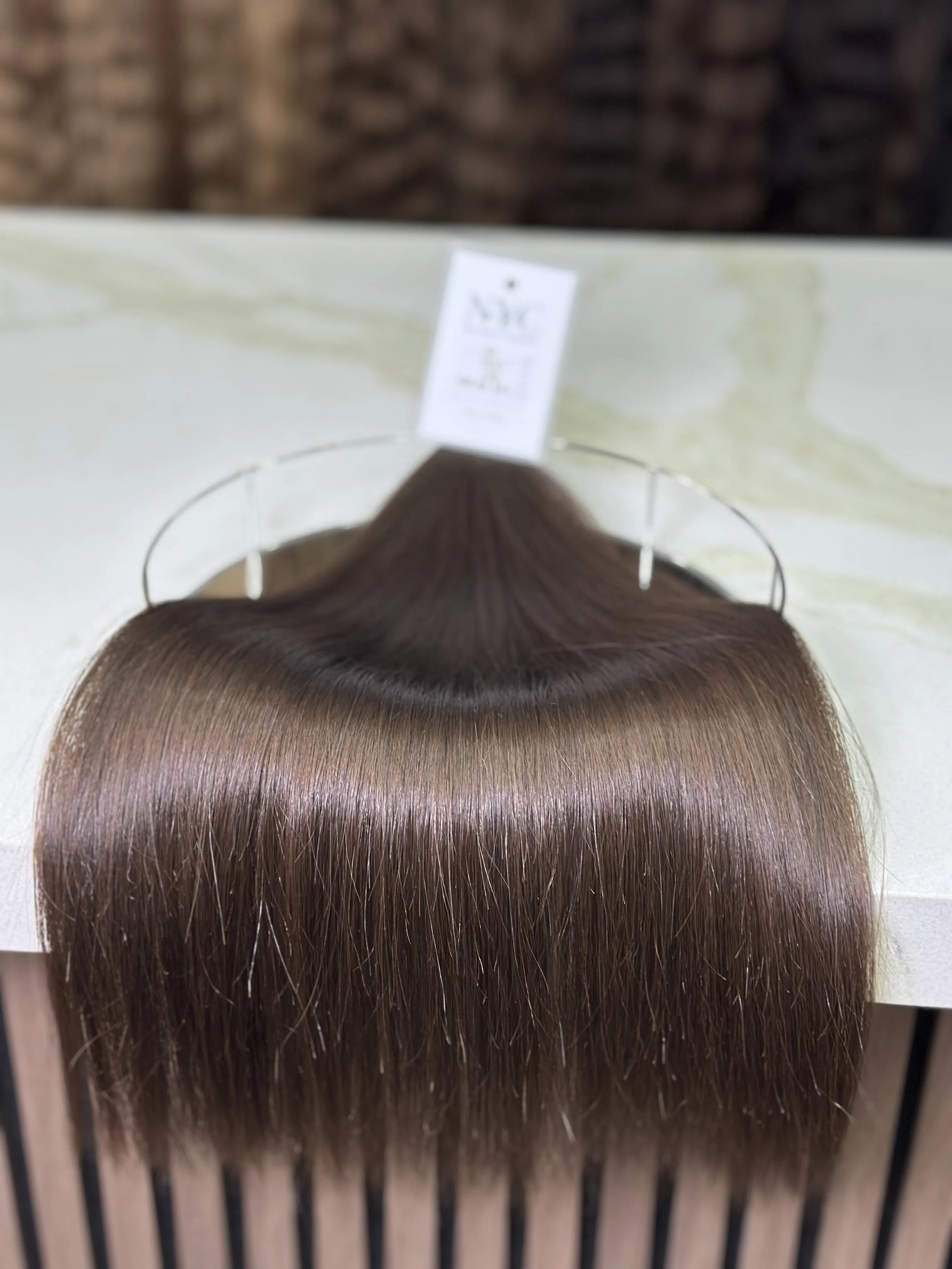 K-tip Slavic hair, colored, straight 22 inch, 129gr, 200str