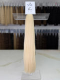 Premium Slavic Colored Hair Blonde Straight Bulk 20 Inch | LuxHairNYC
