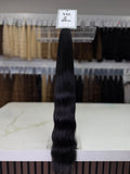 Premium Slavic K-Tip Extensions – Black Wavy 26" | 171 Strands | 115 g