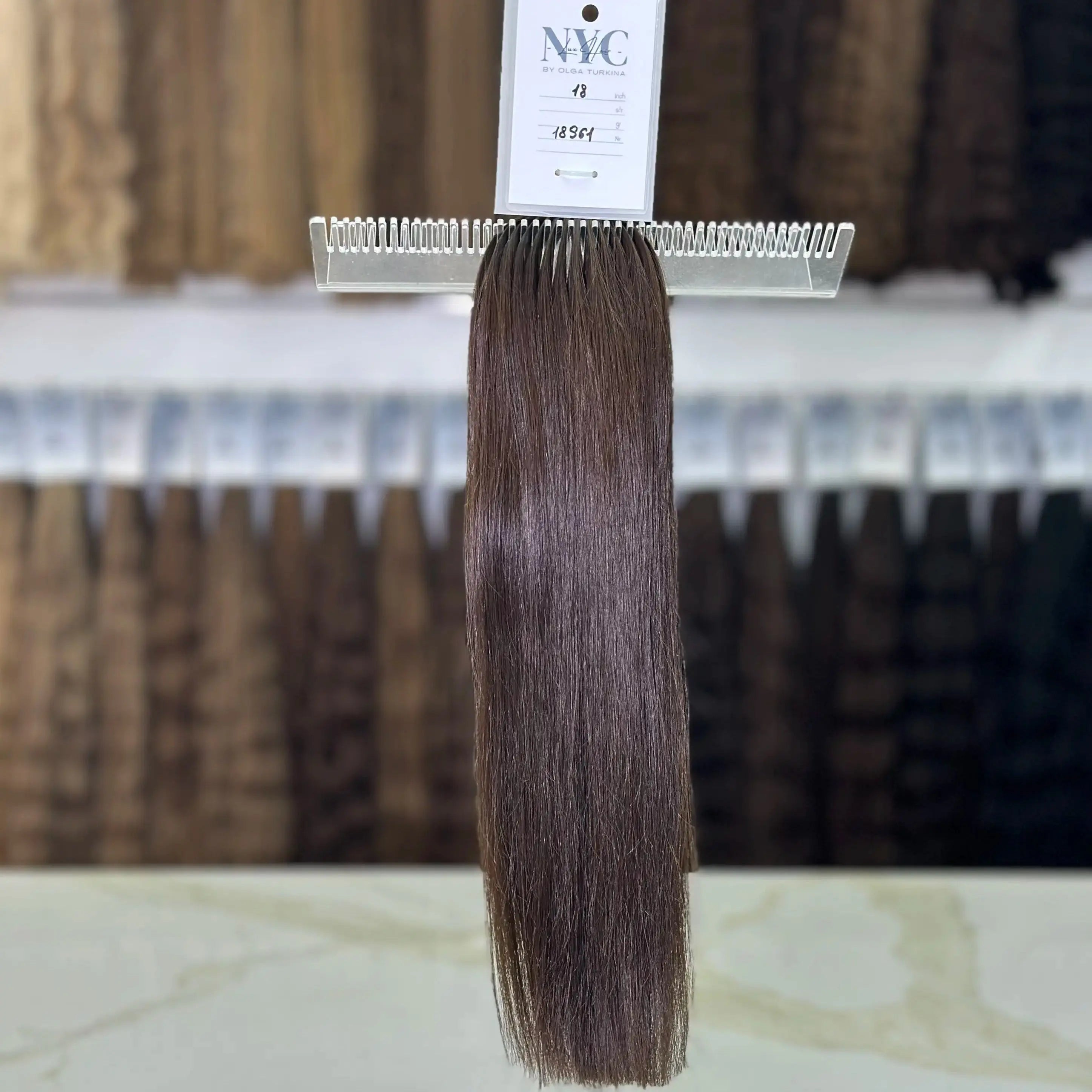 Bulk Slavic hair, colored, straight 18 inch: 102g - LUXHAIRNYCSHOP