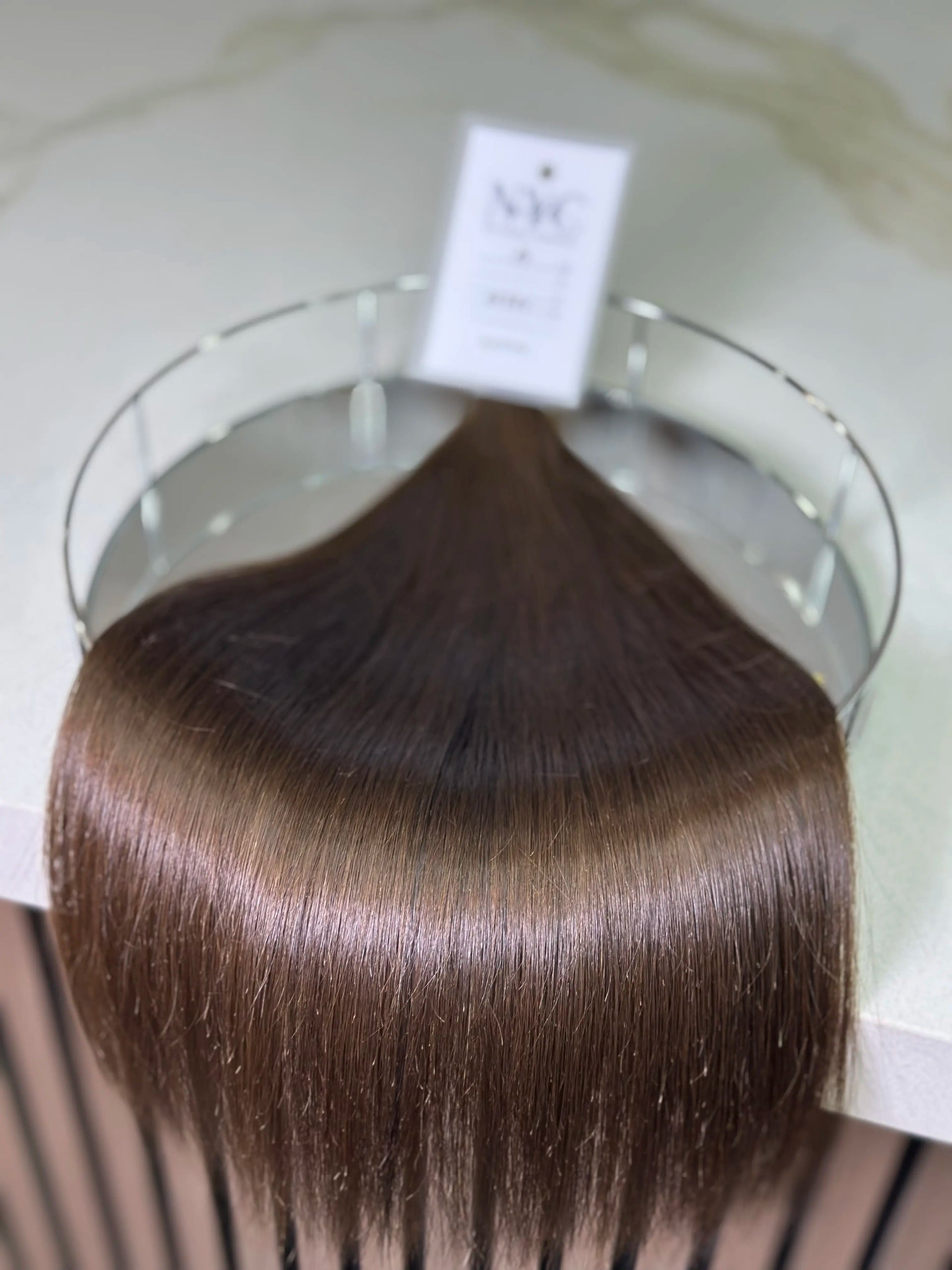 Bulk Slavic hair, colored, straight 18 inch: 102g