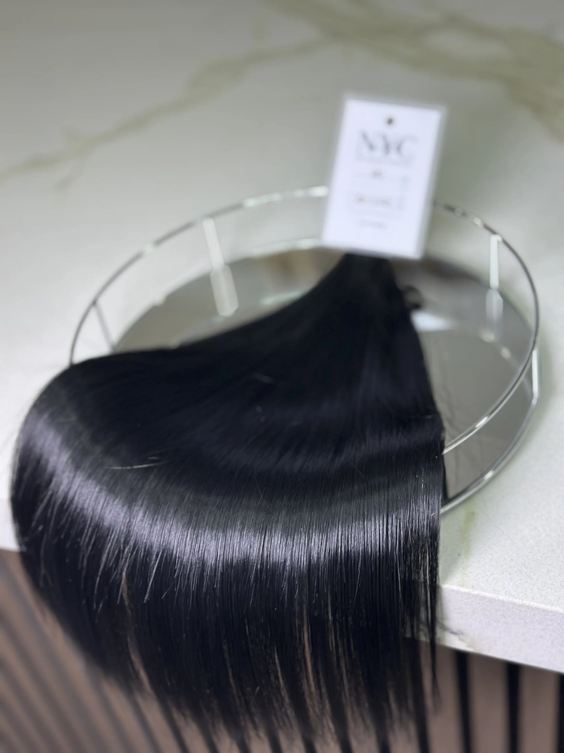 Bulk Slavic hair, colored, straight 20 inch: 109g