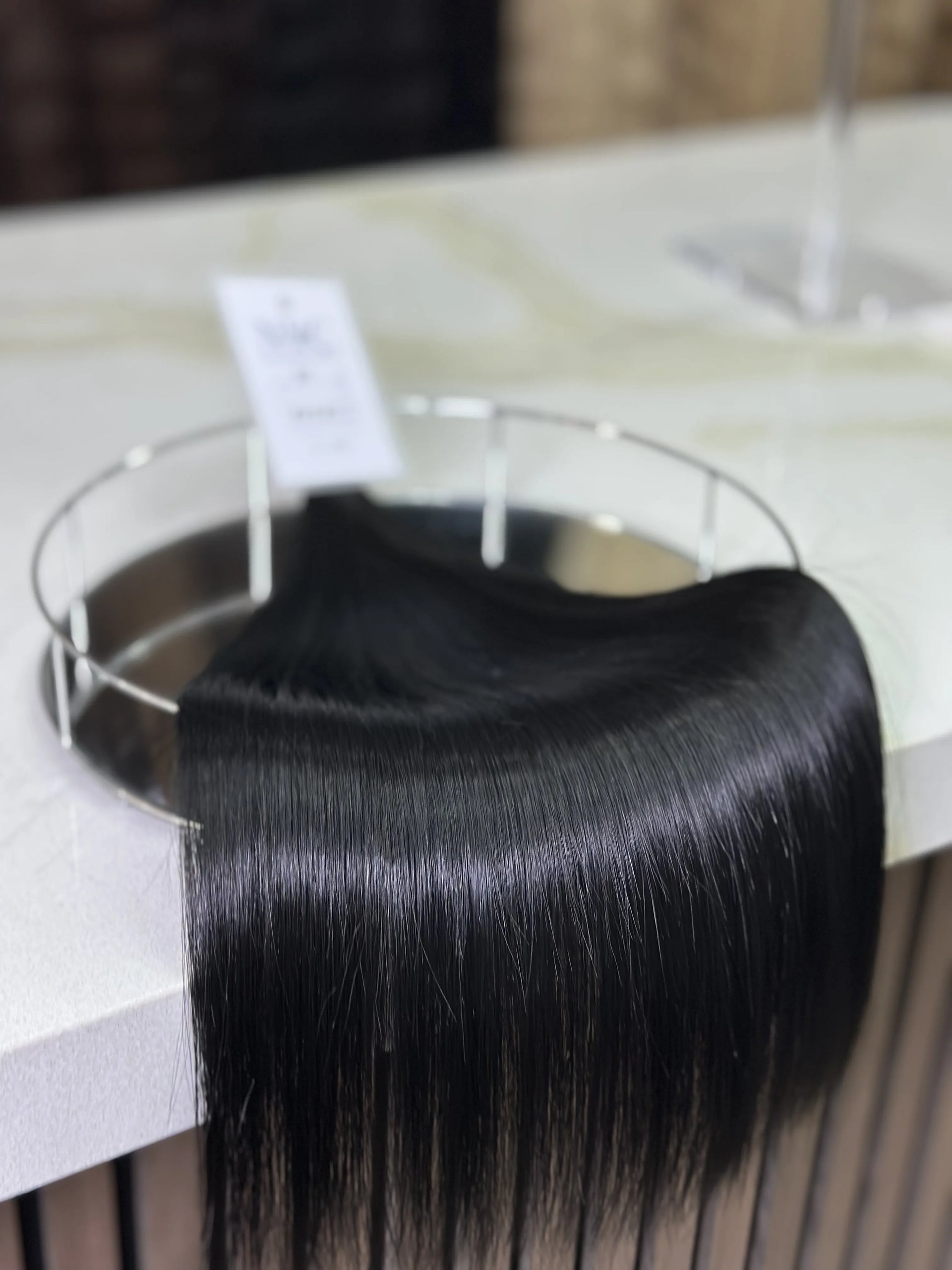 Bulk Slavic hair, colored, straight 20 inch: 109g