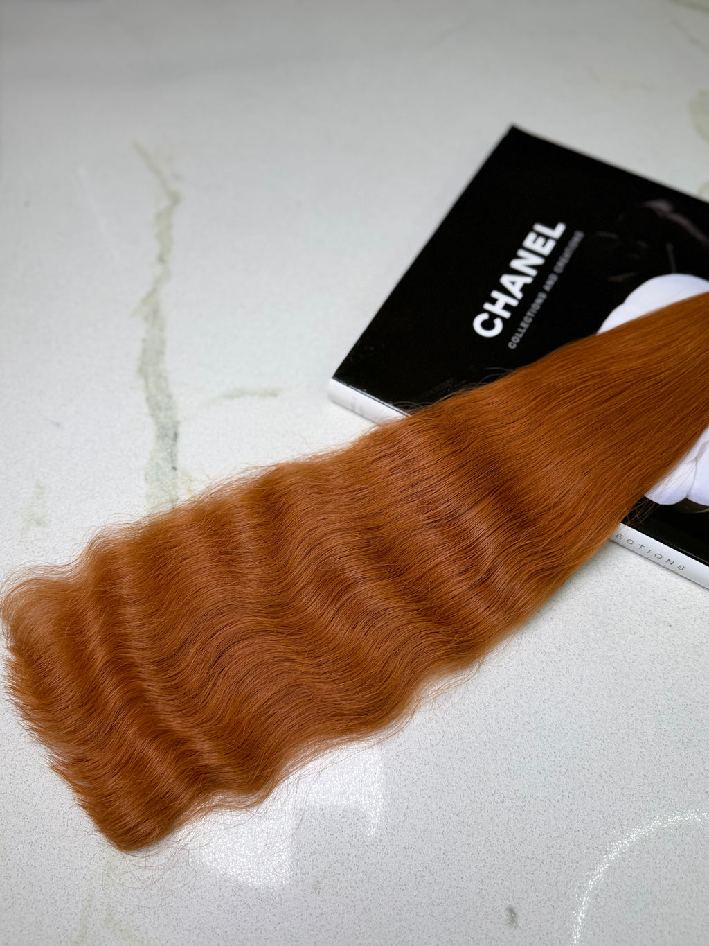 Premium Slavic Bulk Hair Straight – Red 20"