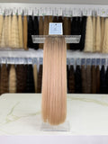 Premium Slavic Bulk Hair Straight – Blonde Ombre 22"