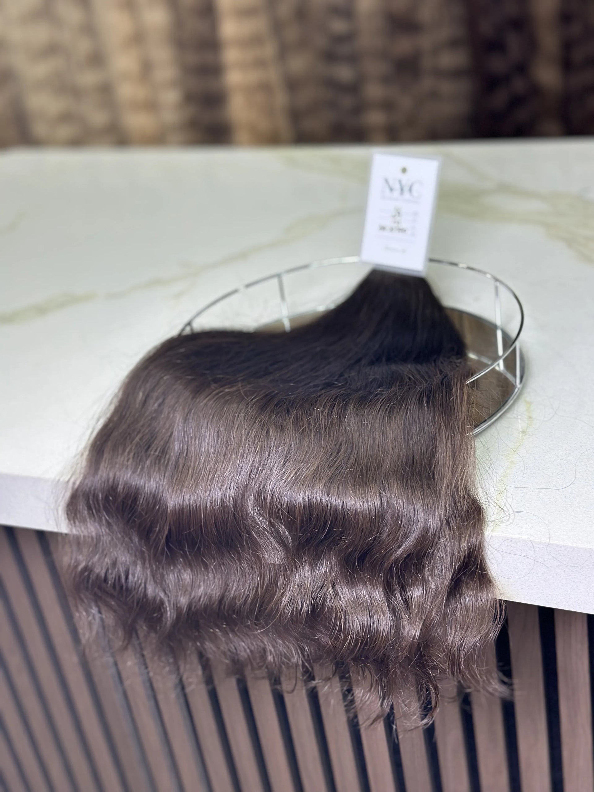 K-tip Slavic hair, colored, wavy 22 inch, 133gr, 223str
