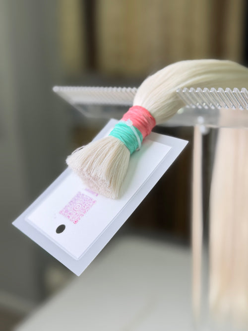 Premium Slavic Hair Blonde Wavy Bulk 20 Inch | LuxHairNYC