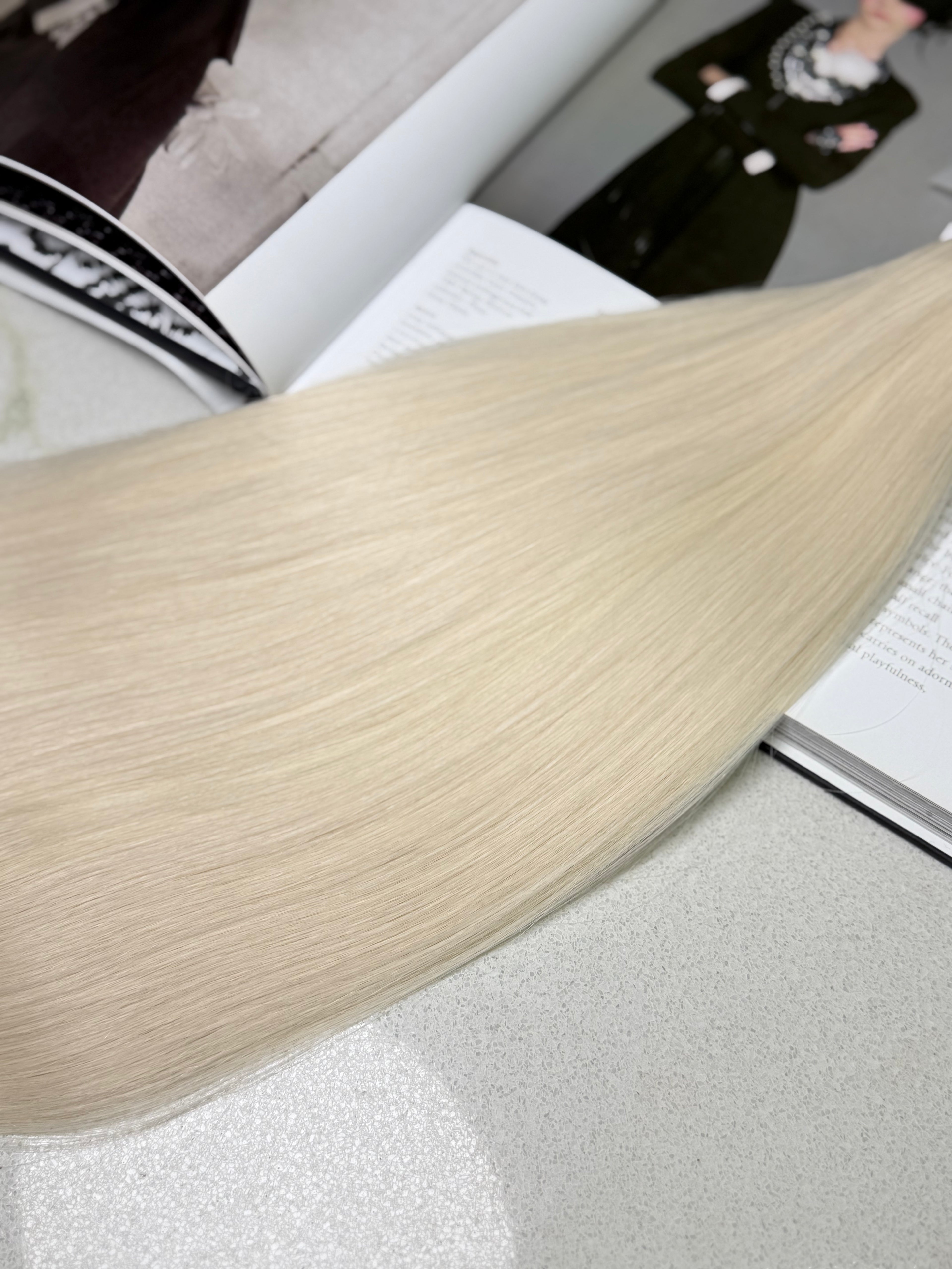 Premium Slavic Hair Blonde Wavy Bulk 20 Inch | LuxHairNYC