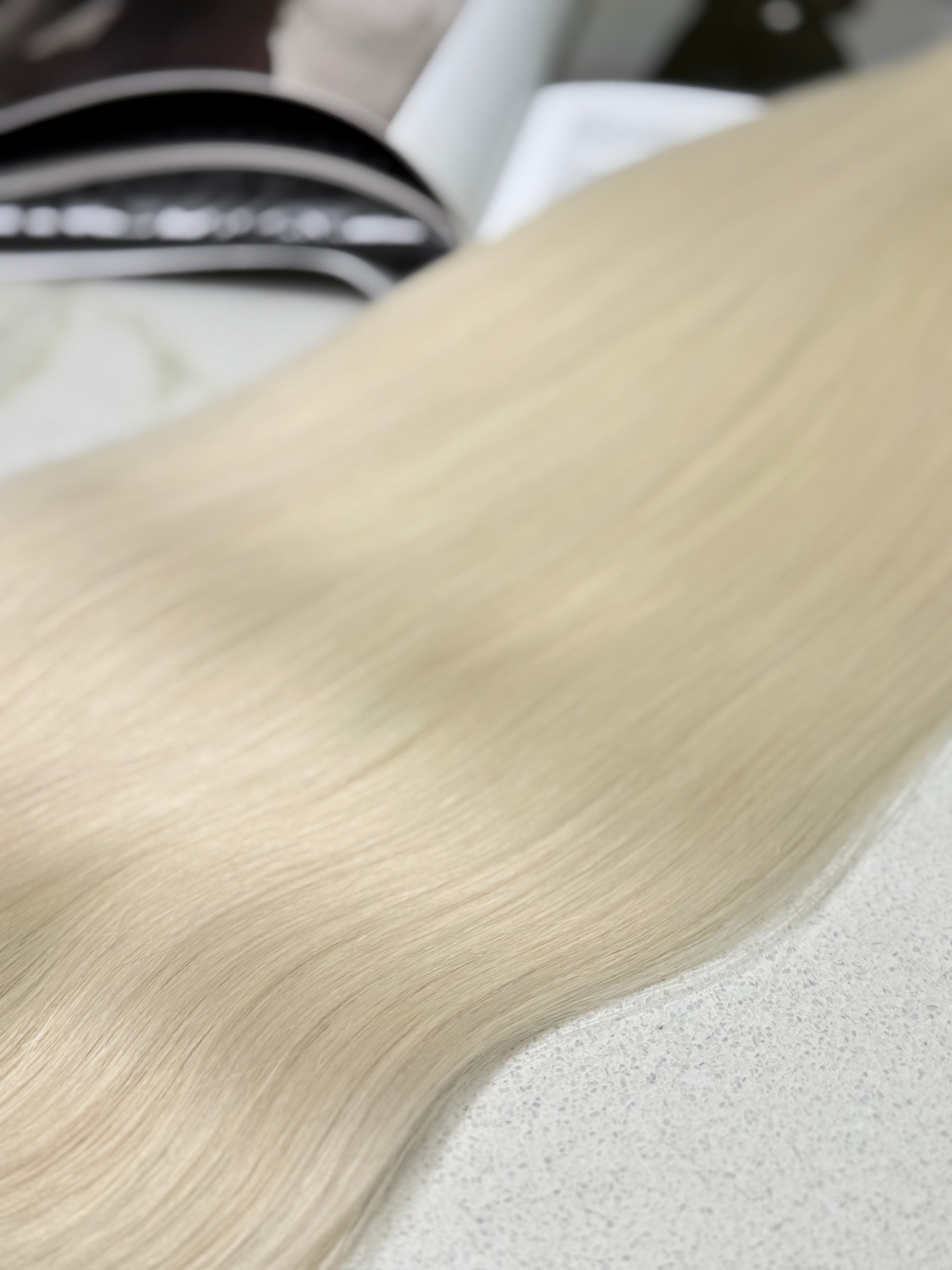 Premium Slavic Hair Blonde Wavy Bulk 20 Inch | LuxHairNYC