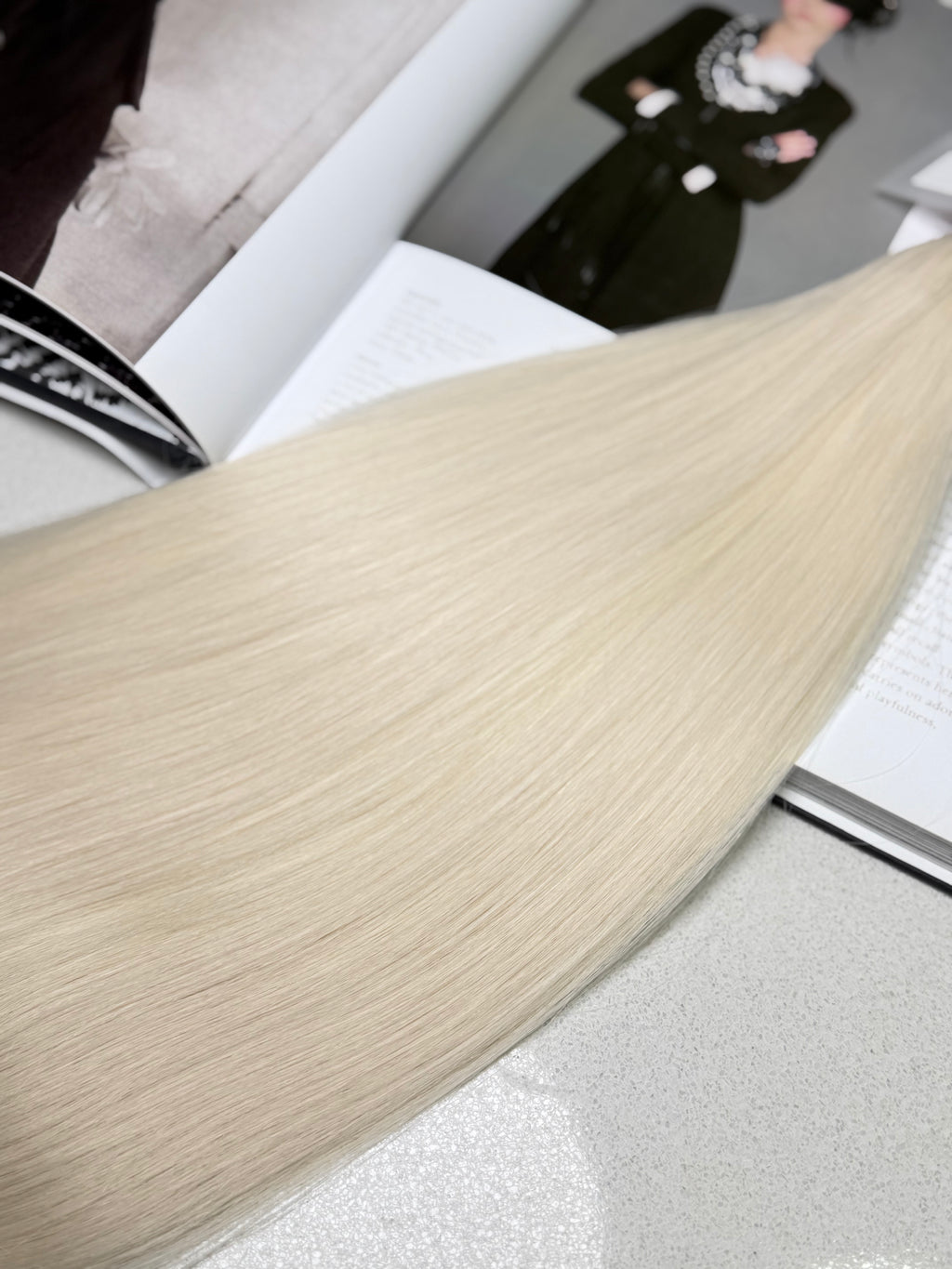Premium Slavic Hair Blonde Wavy Bulk 20 Inch | LuxHairNYC