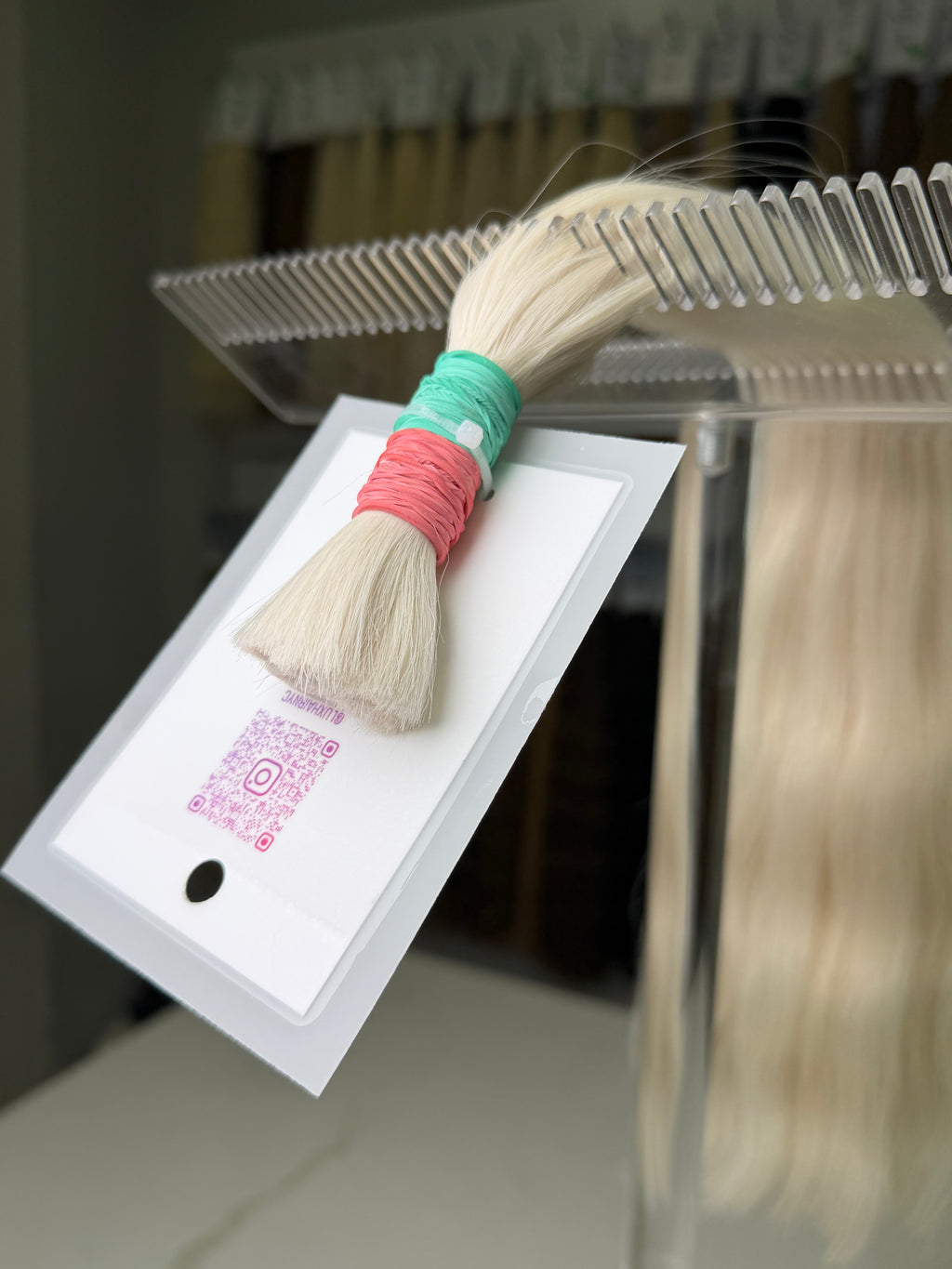 Premium Slavic Hair Blonde Wavy Bulk 20 Inch | LuxHairNYC