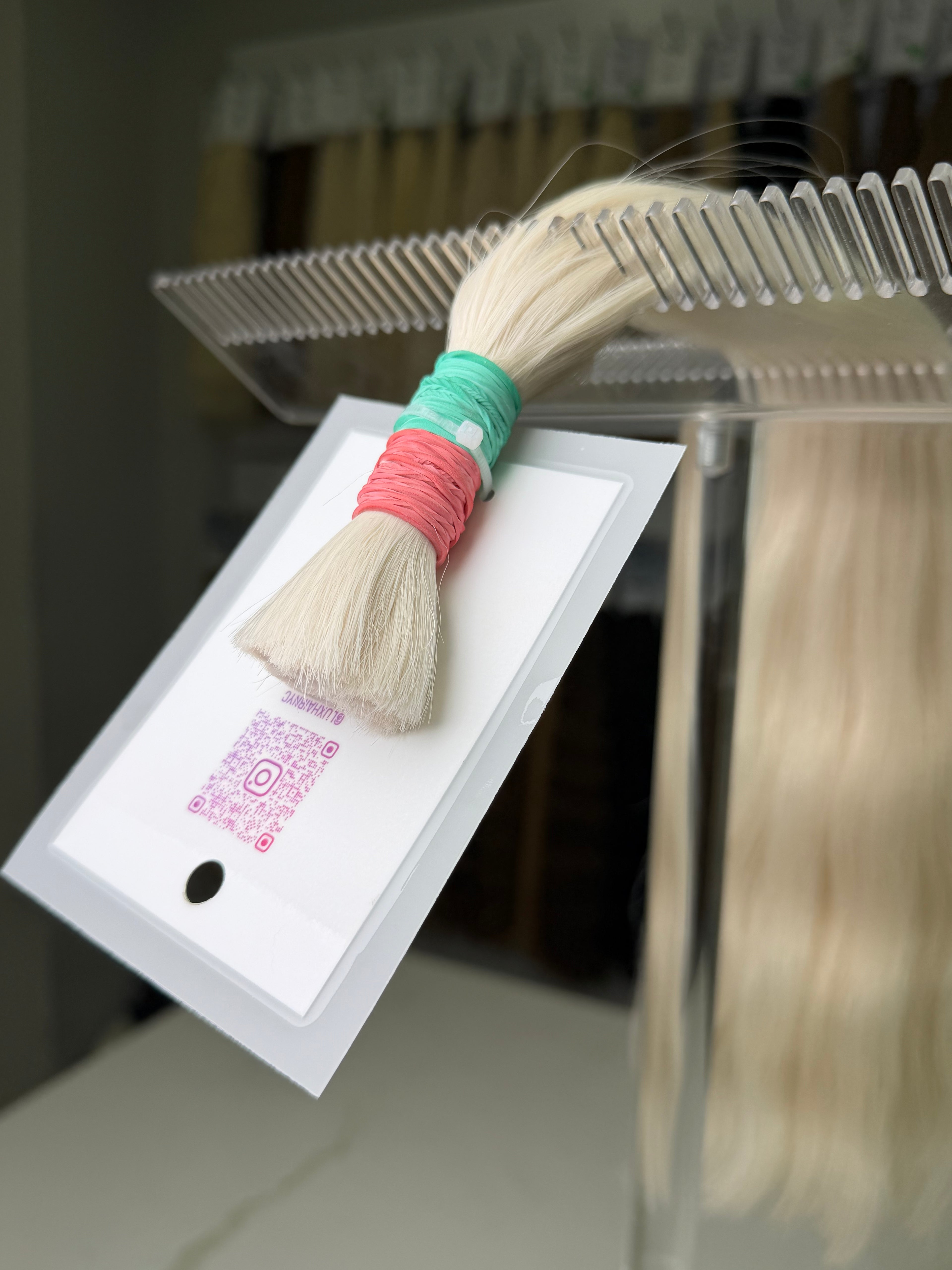 Premium Slavic Hair Blonde Wavy Bulk 20 Inch | LuxHairNYC