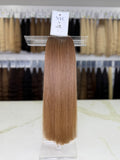Premium Slavic Hair Brown Straight Bulk 20 Inch | LuxHairNYC