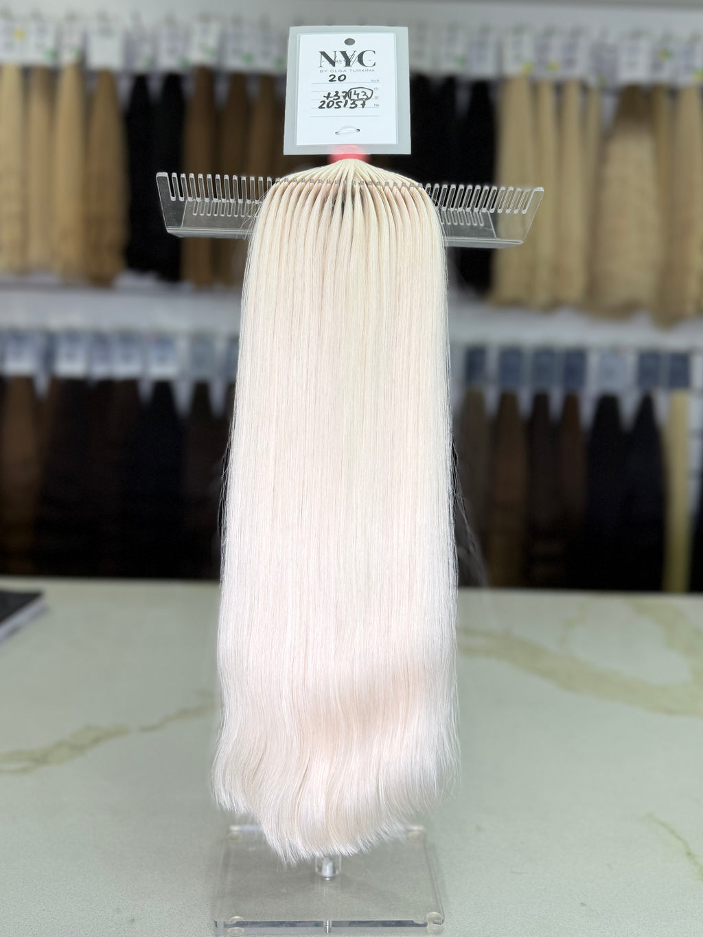 Premium Slavic Hair Blonde Wavy Bulk 20 Inch | LuxHairNYC