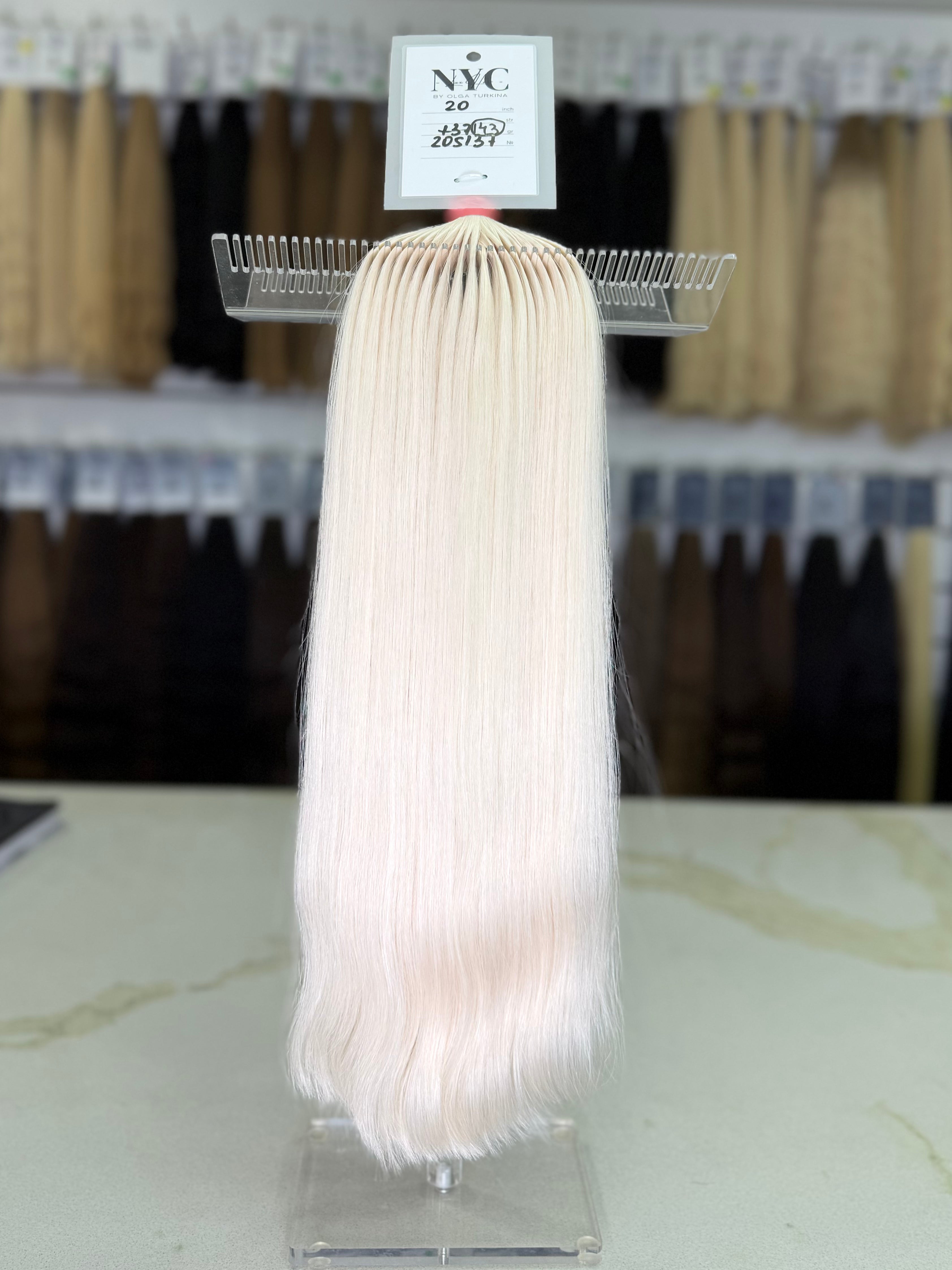 Premium Slavic Hair Blonde Wavy Bulk 20 Inch | LuxHairNYC