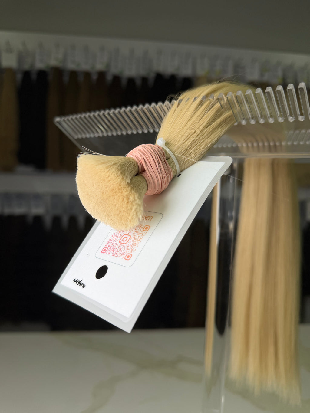 Premium Slavic Hair Blonde Straight Bulk 20 Inch | LuxHairNYC