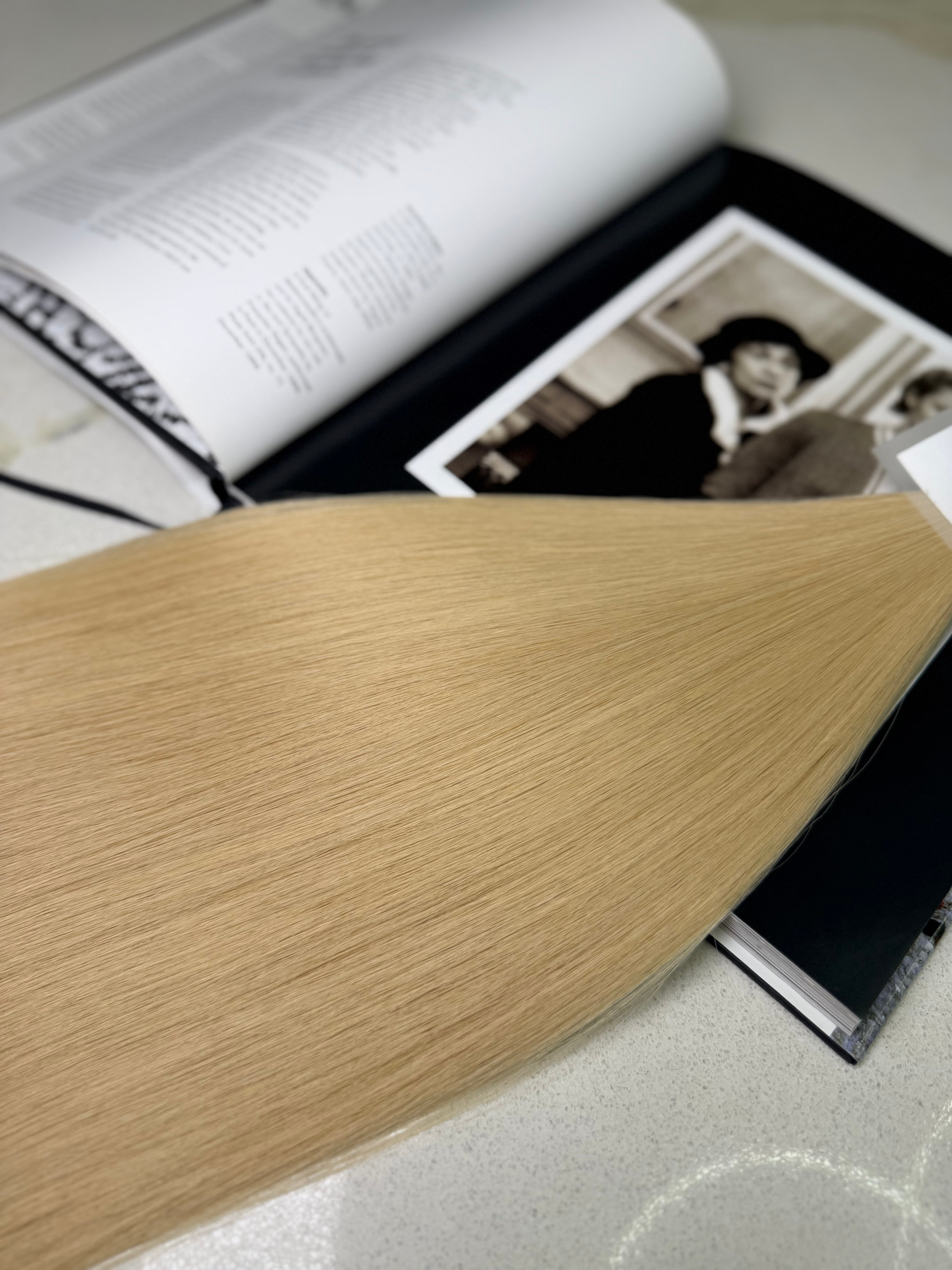 Premium Slavic Hair Blonde Straight Bulk 20 Inch | LuxHairNYC