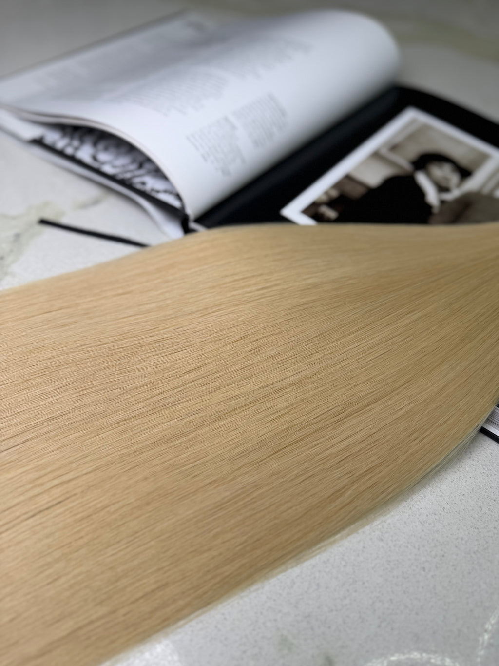 Premium Slavic Hair Blonde Straight Bulk 20 Inch | LuxHairNYC