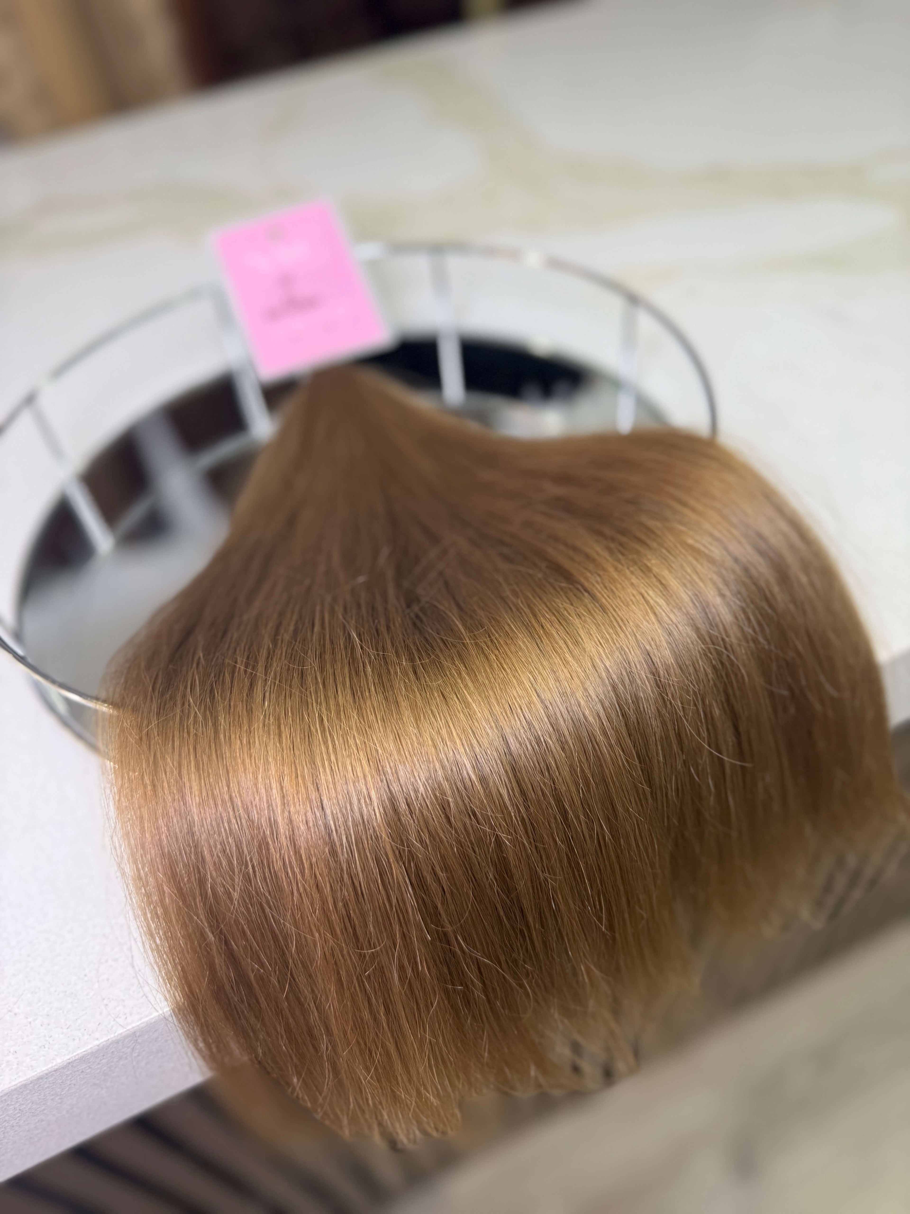 Premium Russian Slavic Virgin Hair – 16" Straight Extensions LUXHAIRNYCSHOP