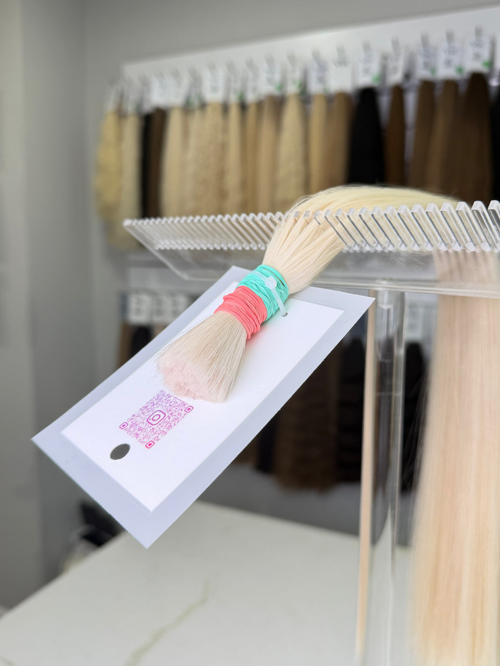 Premium Slavic Hair Blonde Straight Bulk 20 Inch | LuxHairNYC