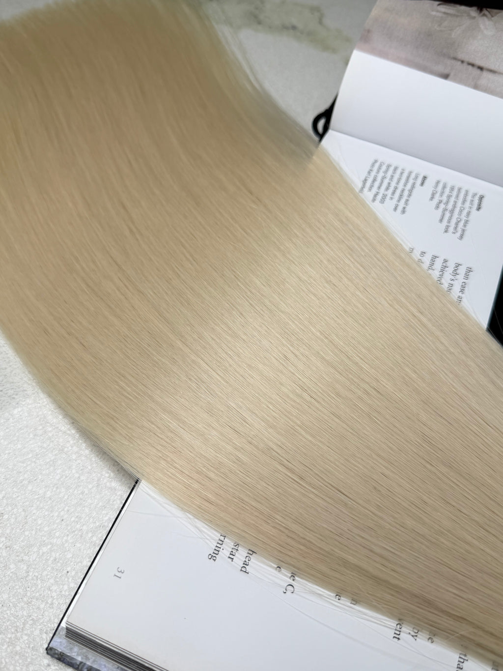 Premium Slavic Hair Blonde Straight Bulk 20 Inch | LuxHairNYC