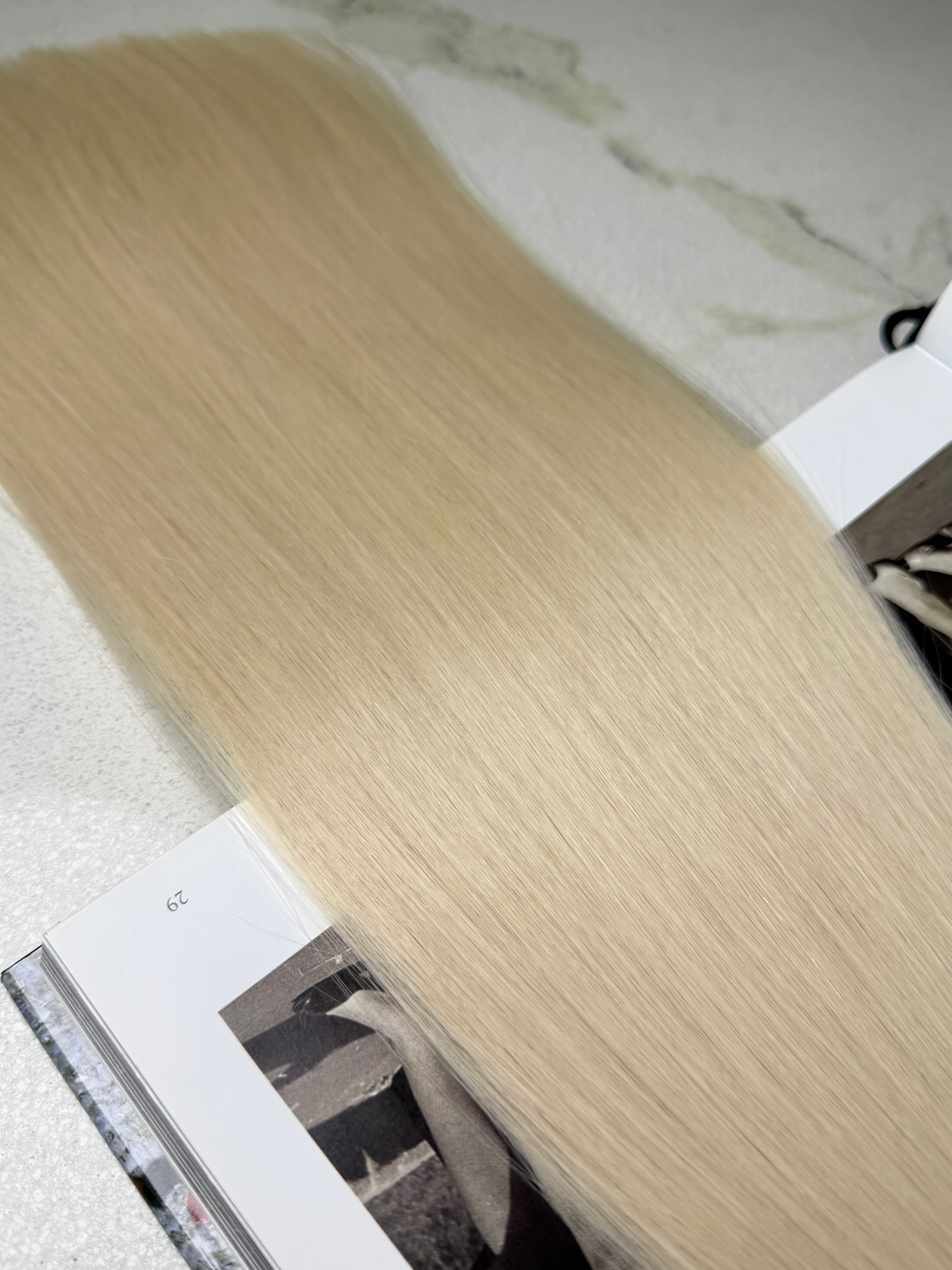 Premium Slavic Hair Blonde Straight Bulk 20 Inch | LuxHairNYC