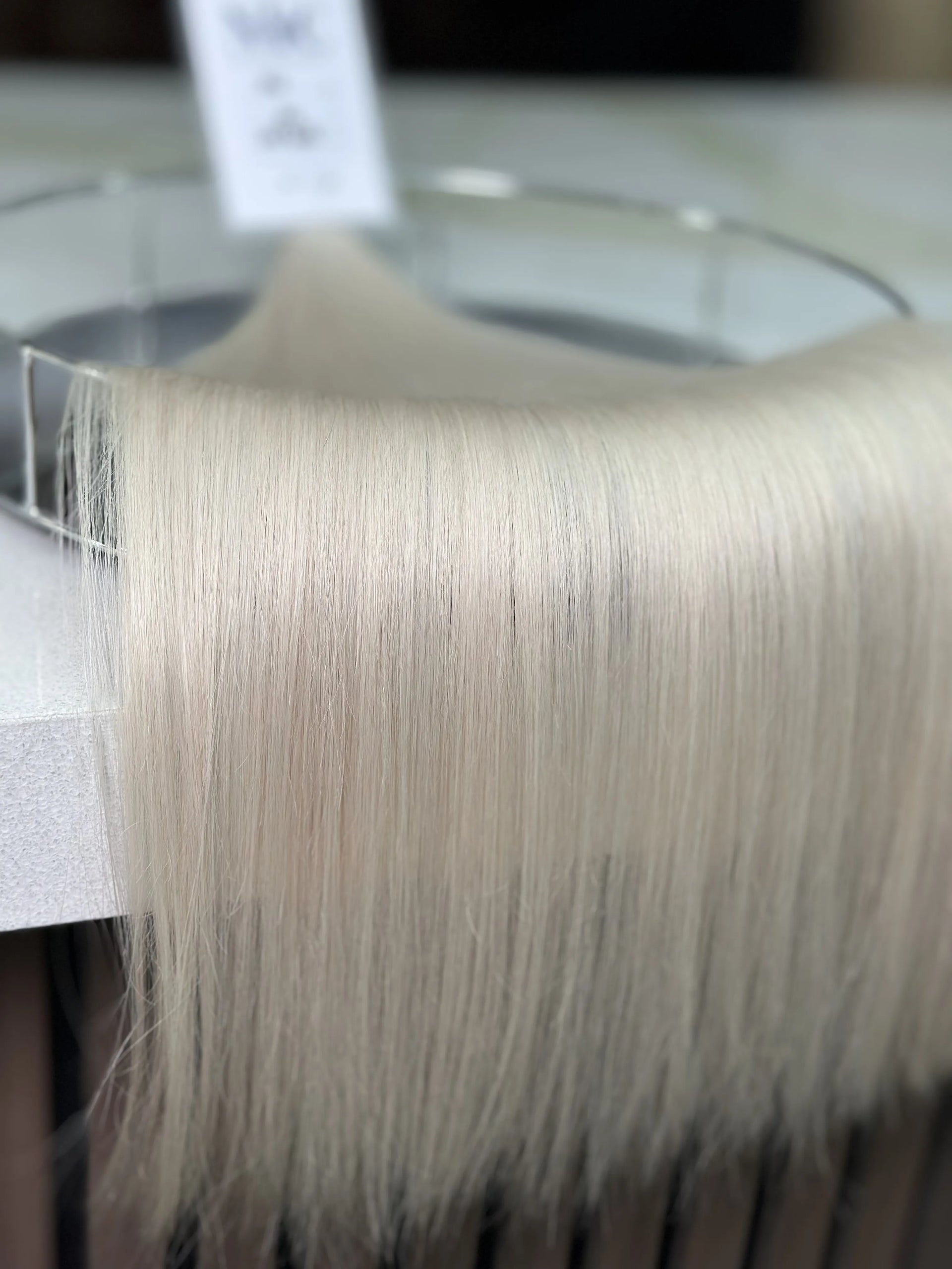 Bulk Slavic hair, colored, straight 22 inch: 98g