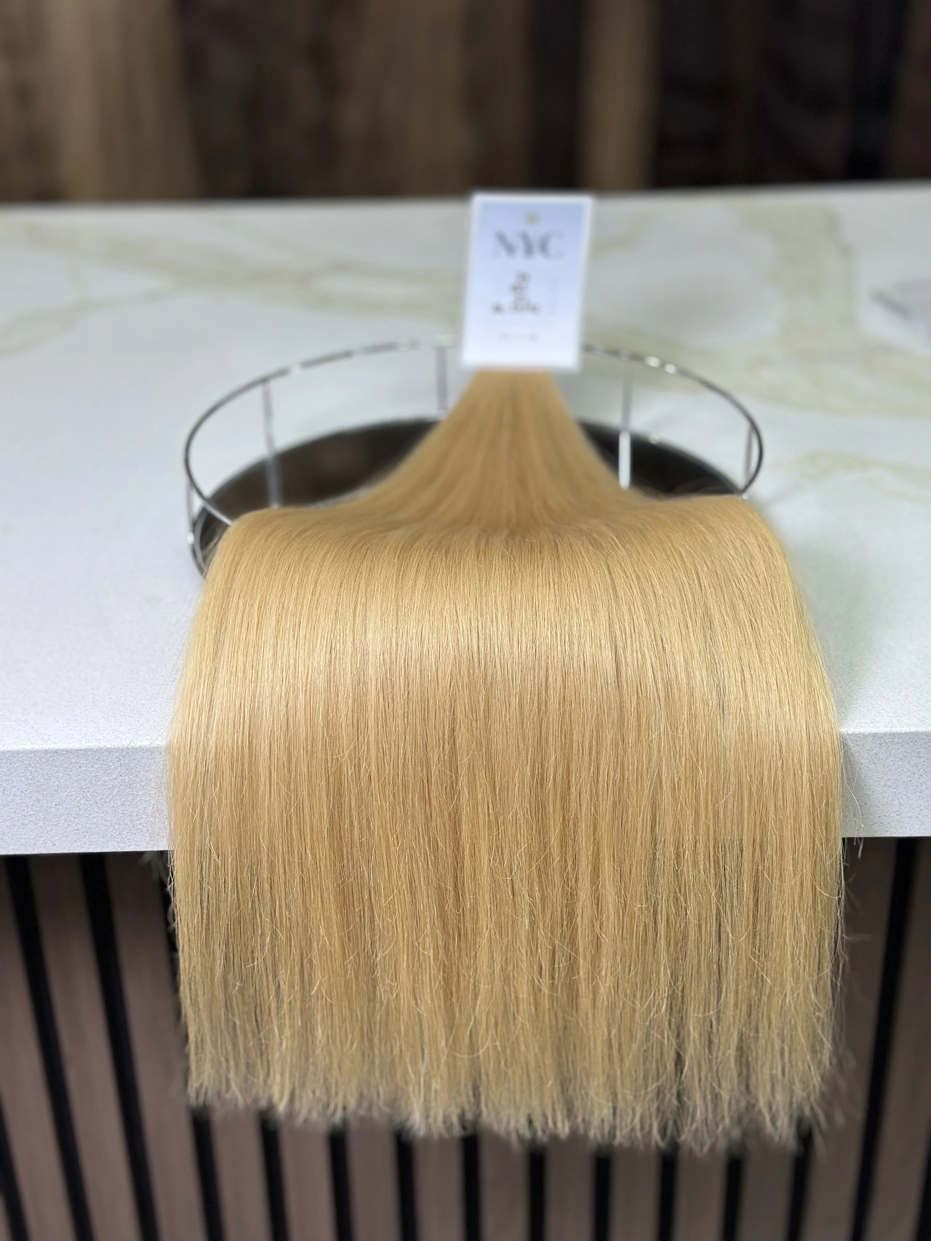 K-tip Slavic hair, colored, straight 24 inch, 93gr, 155str - LUXHAIRNYCSHOP