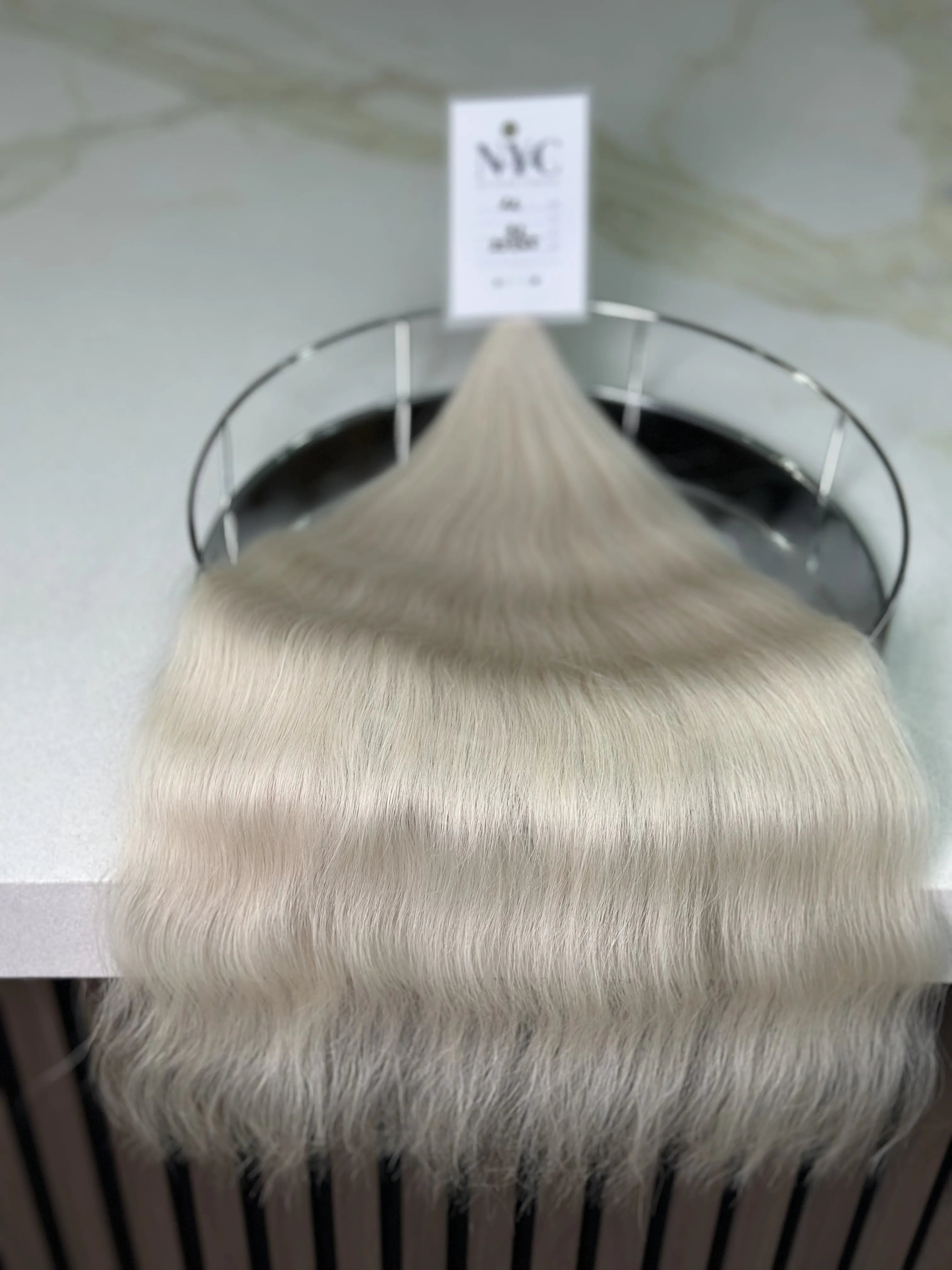 Bulk Slavic hair, colored ,wavy 22 inch: 97g - LUXHAIRNYCSHOP