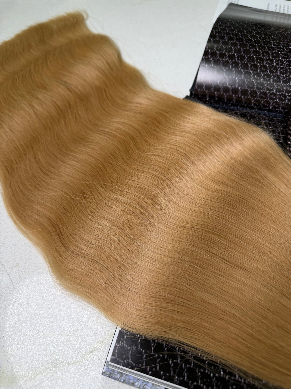 Premium Slavic Hair Golden Blonde Wavy Bulk 24 Inch | LuxHairNYC